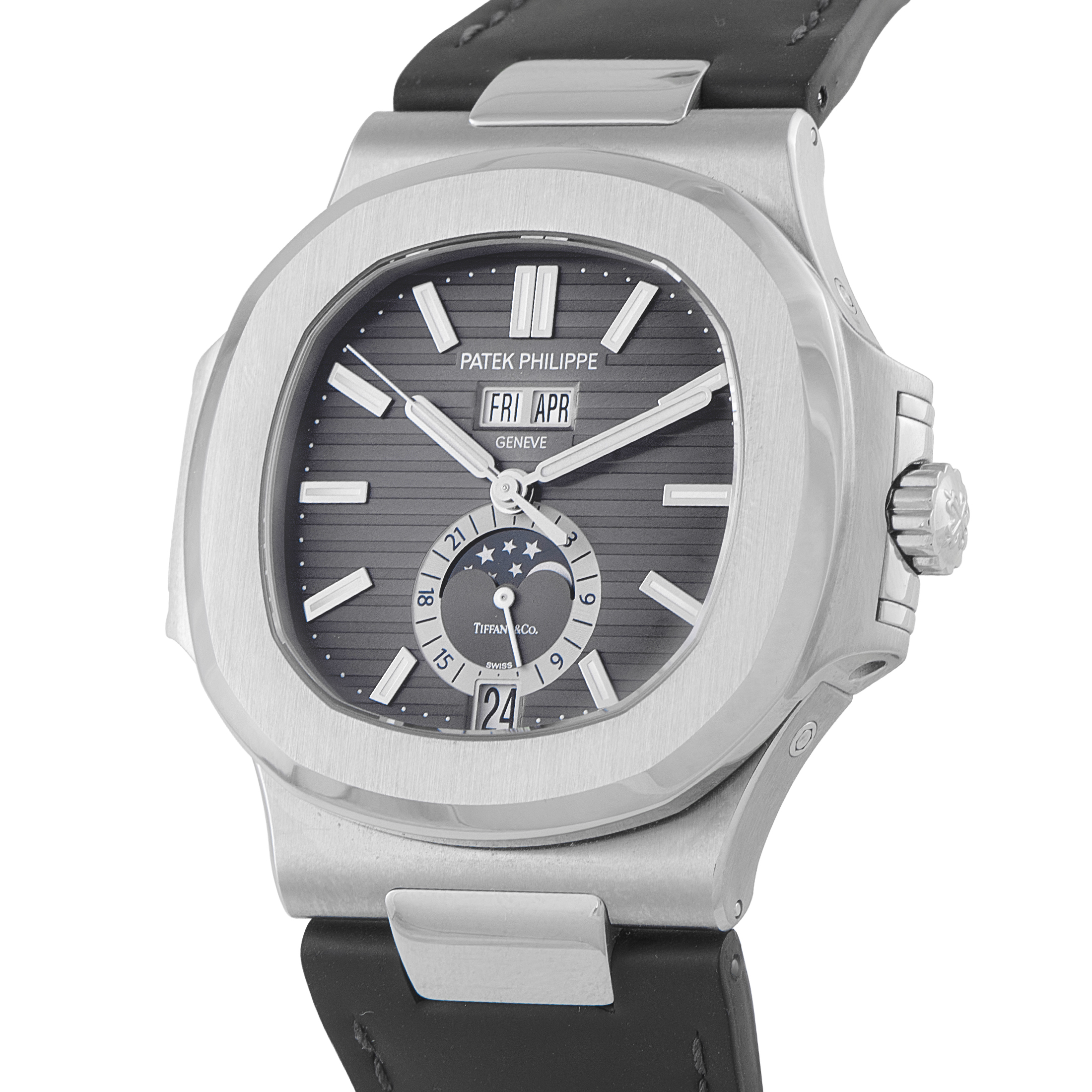 Patek Philippe Nautilus Annual Calendar Tiffany & Co. Steel Watch 5726A-001 - Image 2