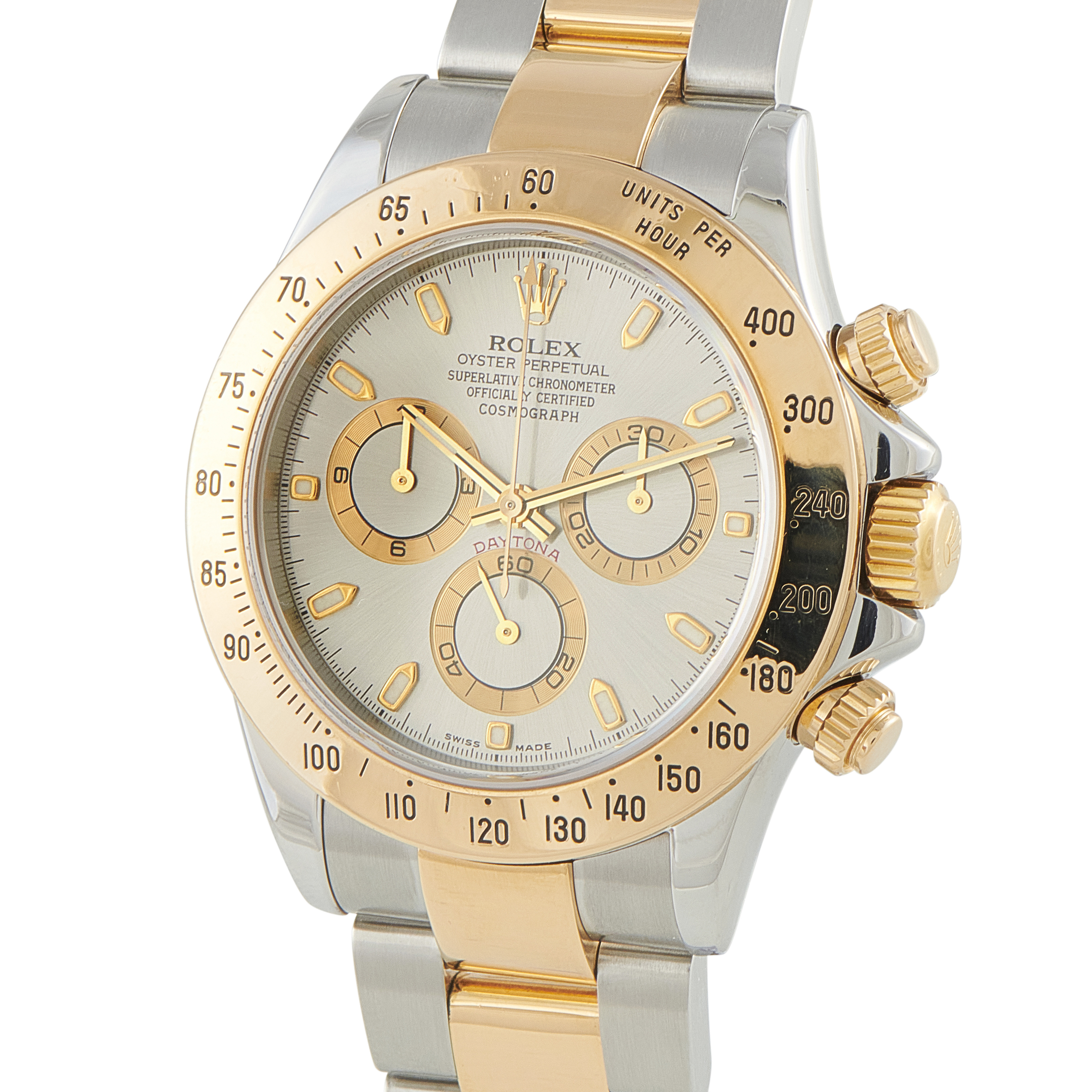 Rolex Daytona Silver Dial Two-Tone Watch 116523-0041 - Image 2