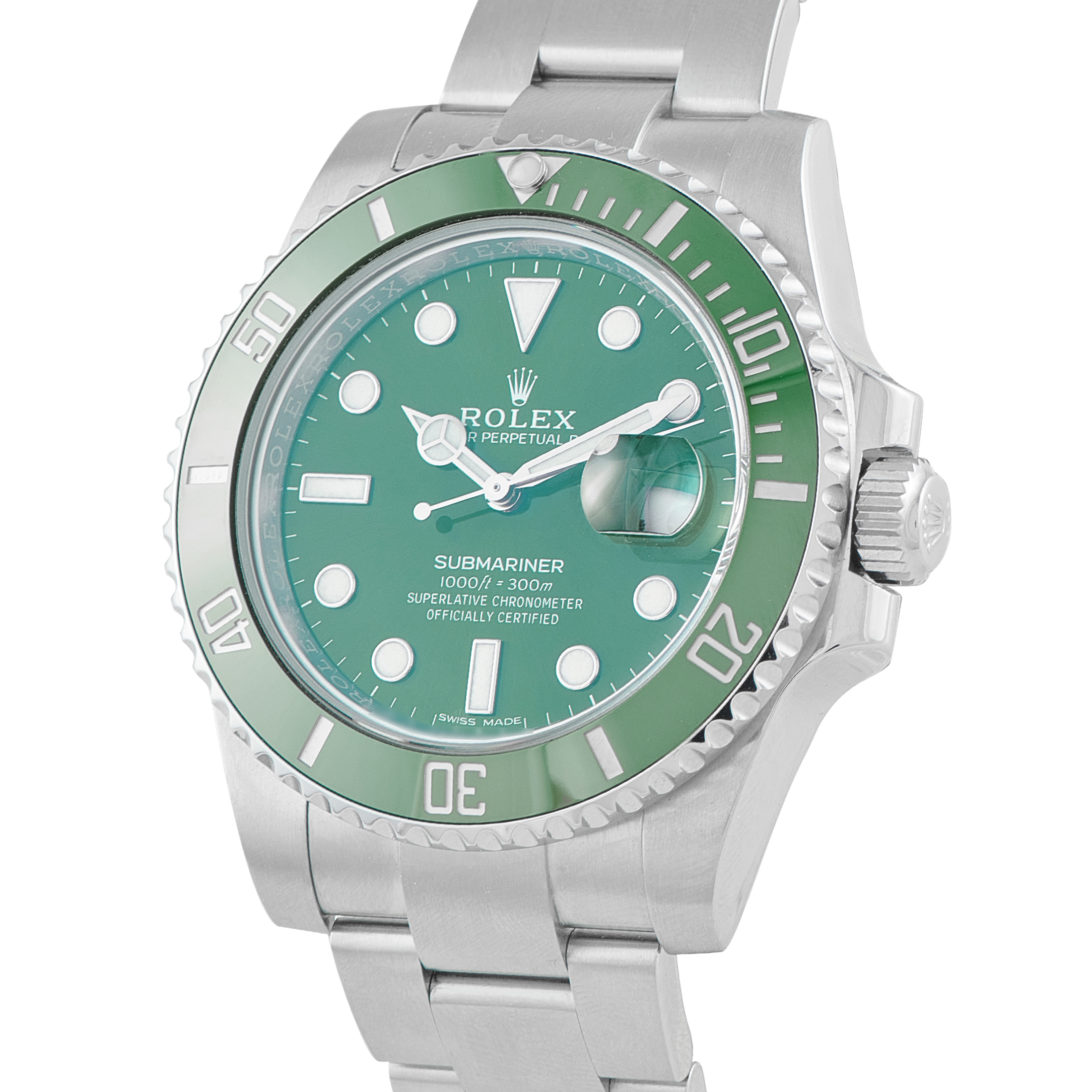 Rolex Submariner Hulk Steel Watch 116610LV - Image 2