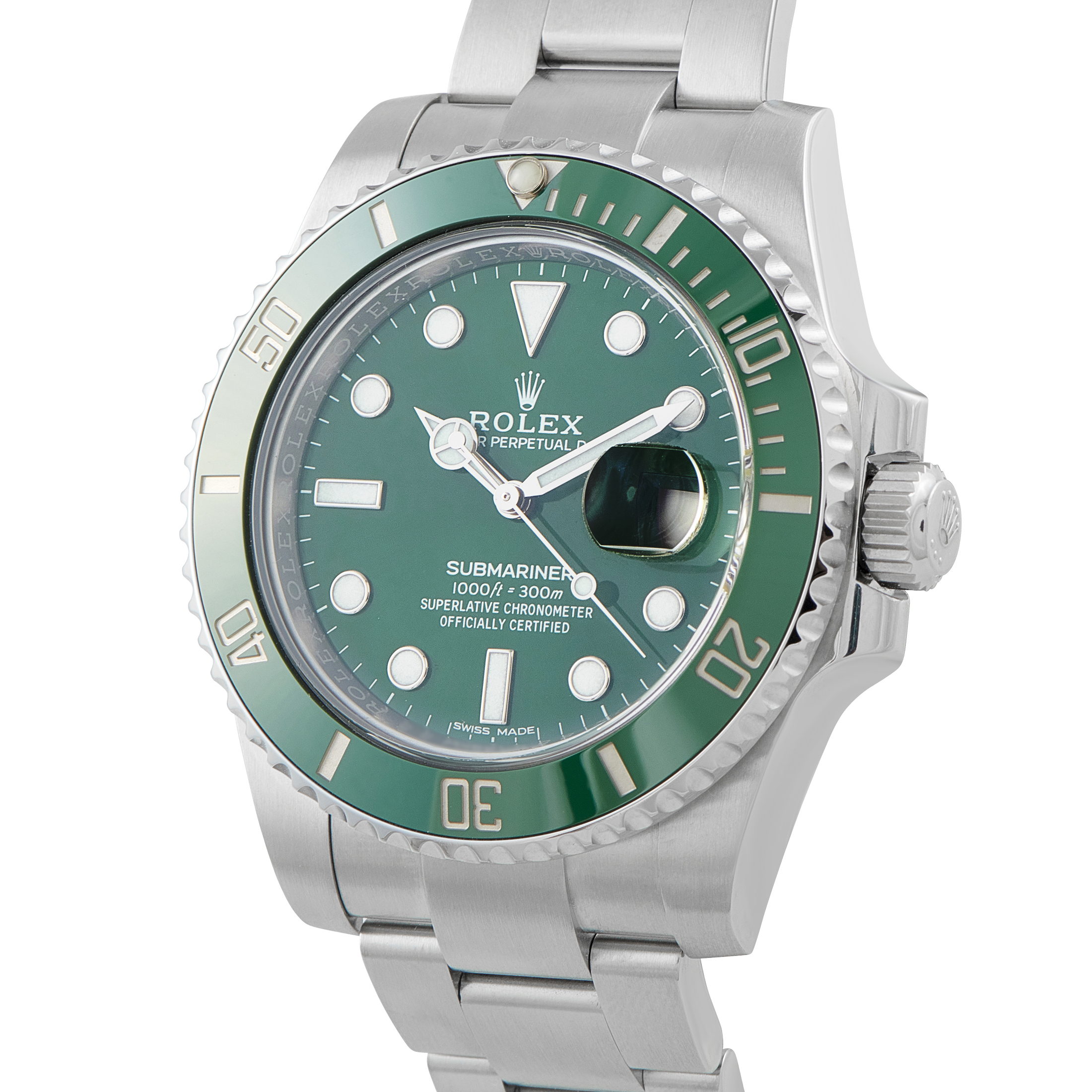 Rolex Submariner Hulk Steel Watch 116610LV - Image 2