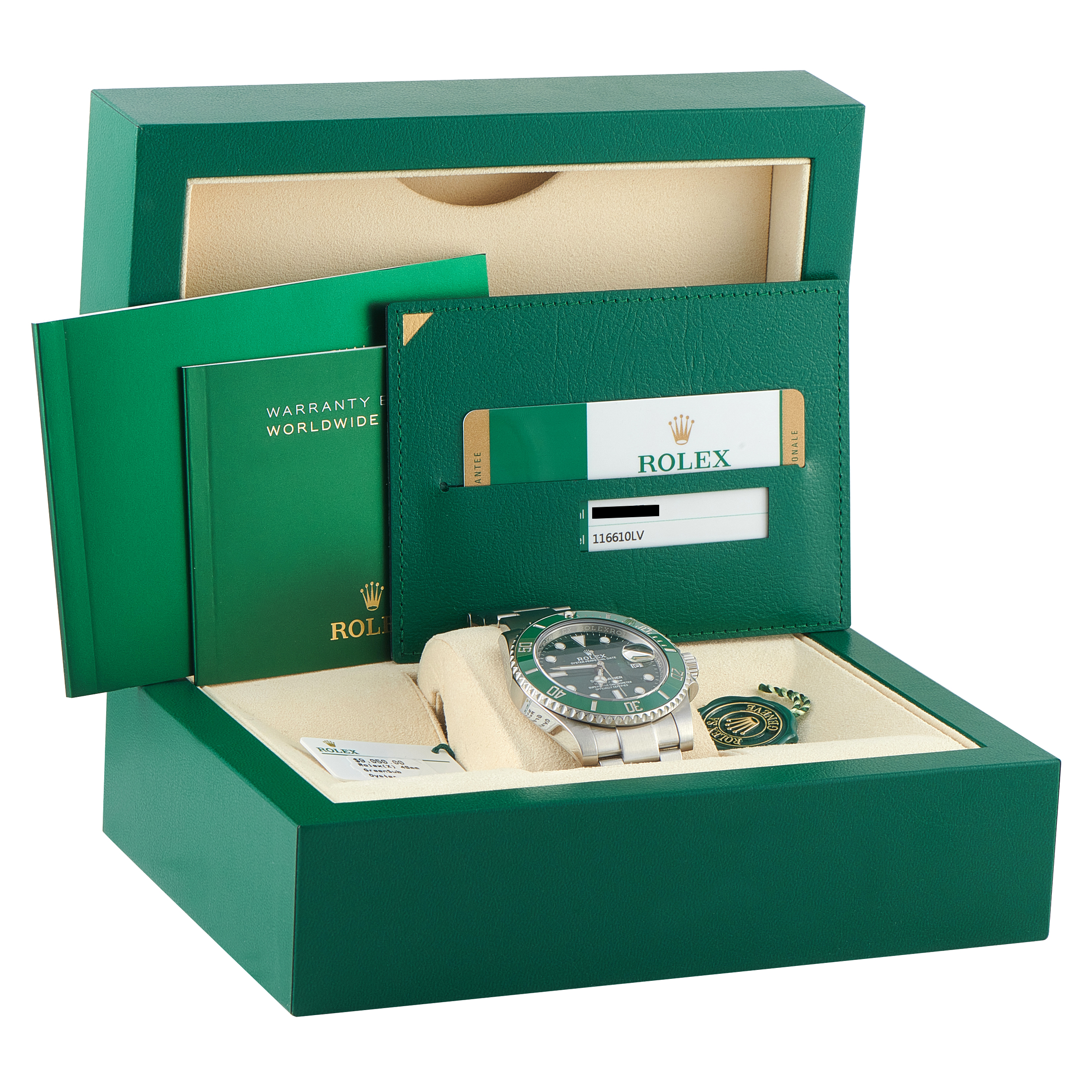 Rolex Submariner Hulk Steel Watch 116610LV - Image 5