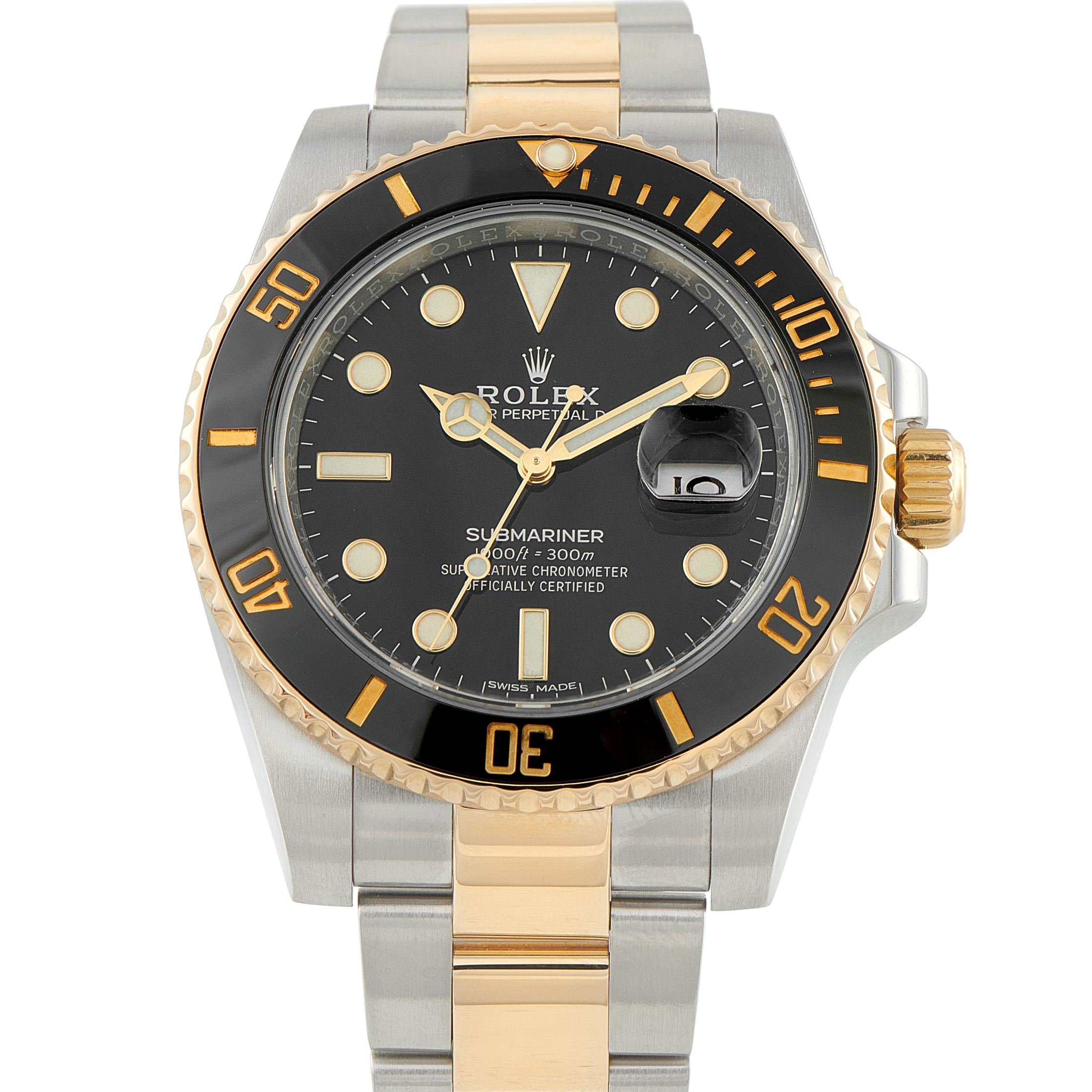 Rolex Submariner Date Two-Tone Watch 116613LN