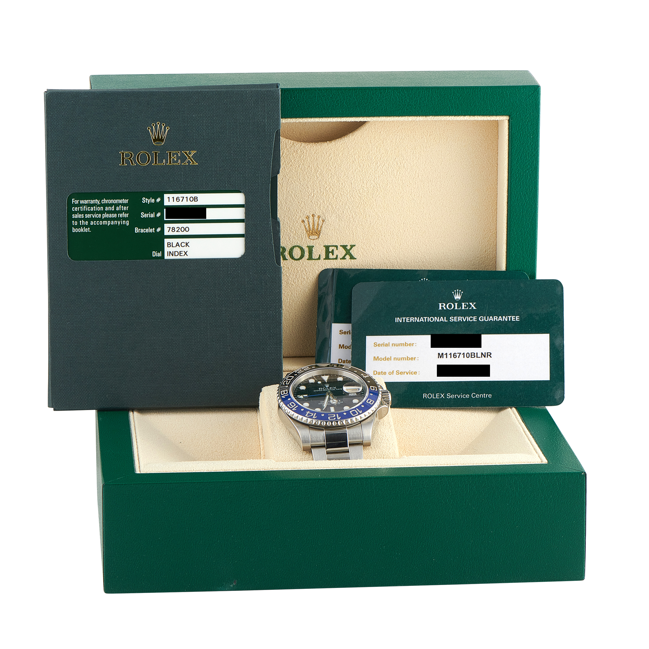 Rolex GMT-Master II Batman Steel Oyster Watch 116710BLNR - Image 5