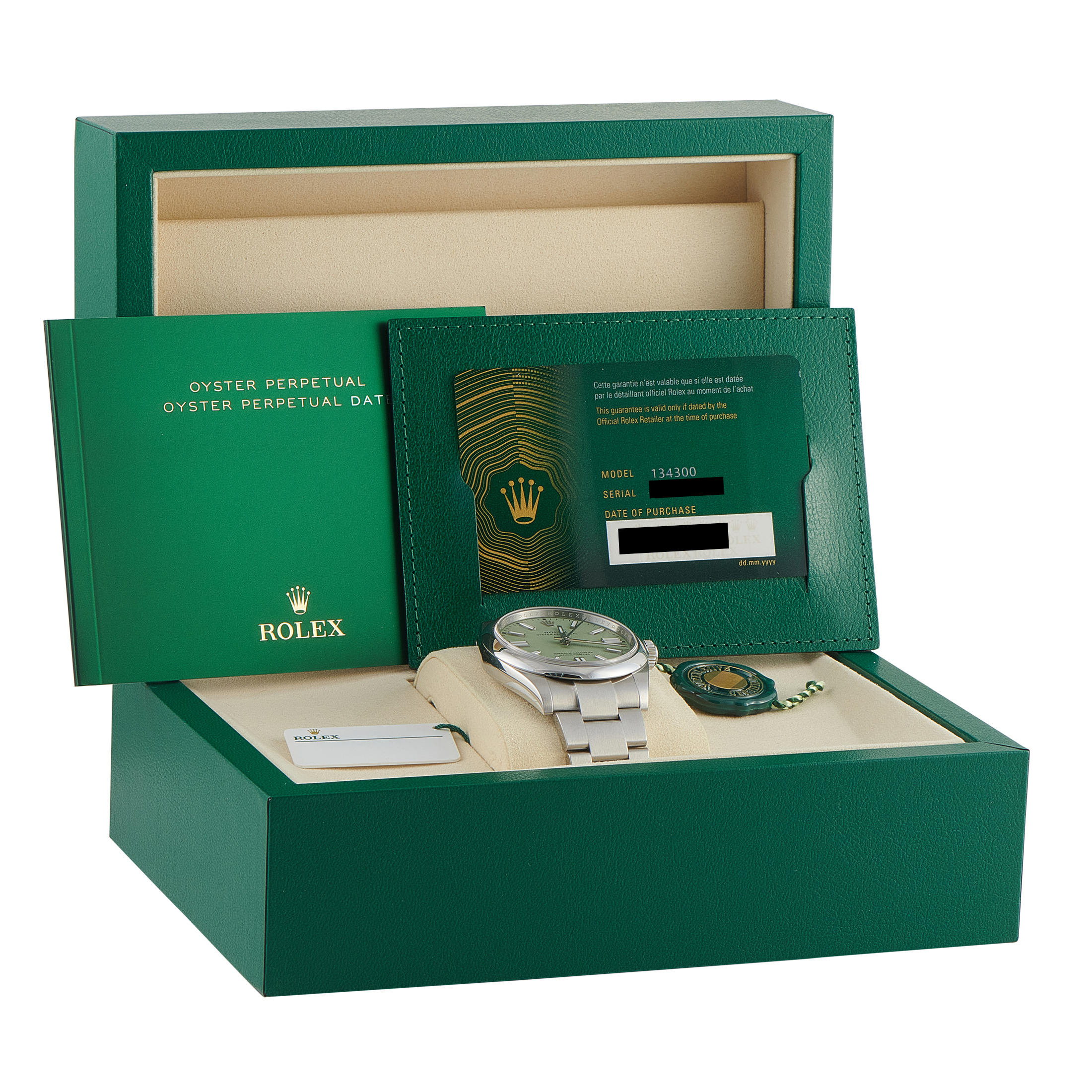 Rolex Oyster Perpetual 36 Pistachio Dial Steel Watch 126000 - Image 5