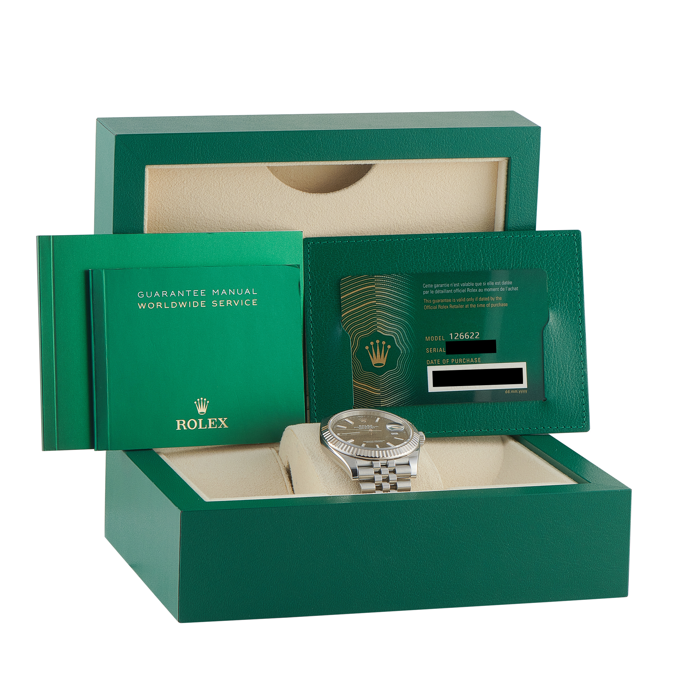 Rolex Datejust Slate Dial Steel Jubilee Watch 126334 - Image 5