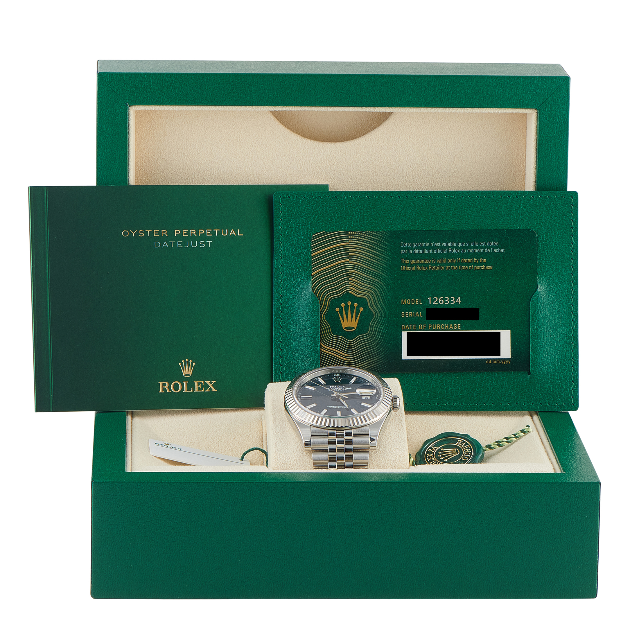 Rolex Datejust 41 Blue Dial Steel Jubilee Watch 126334 - Image 5