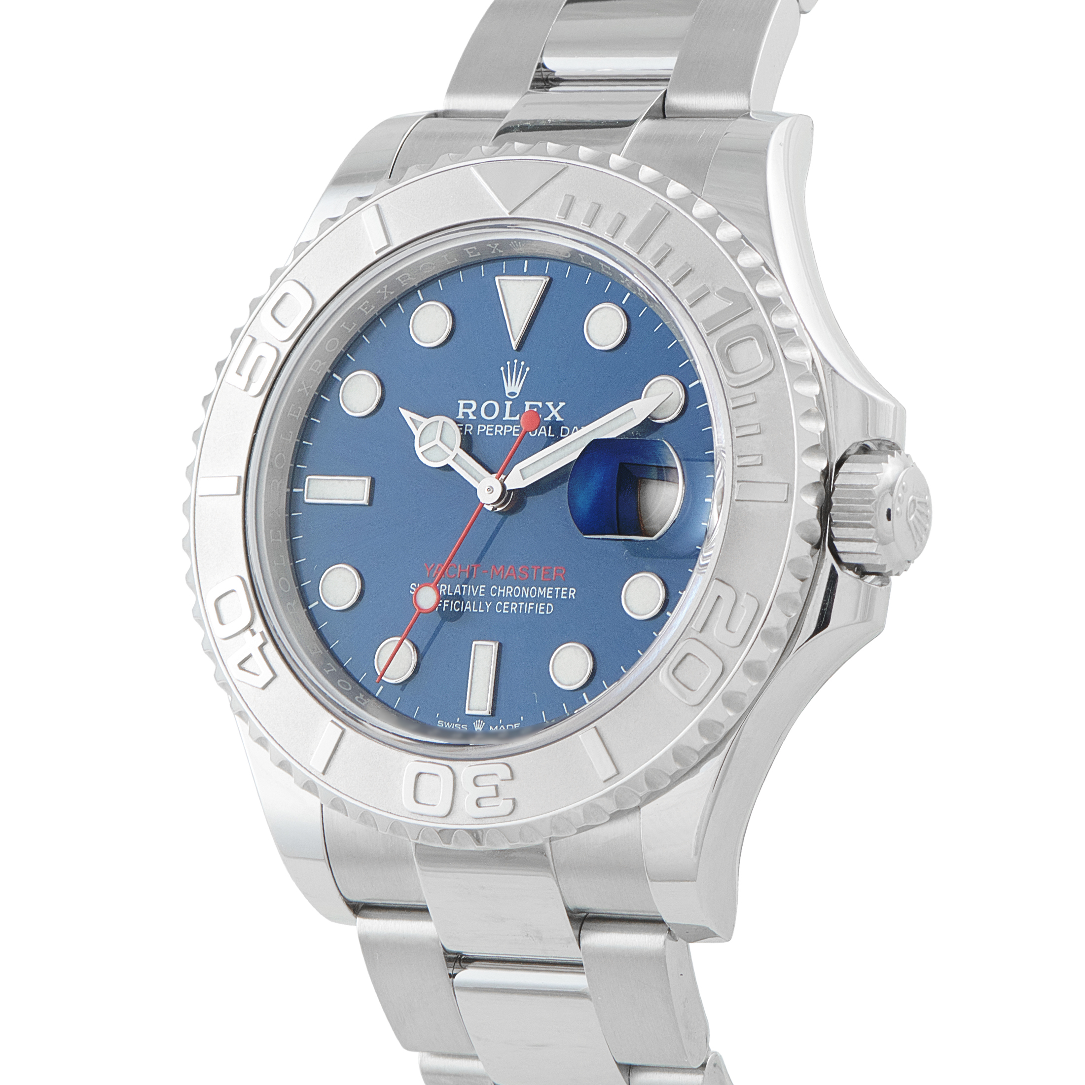 Rolex Yacht-Master 40 Bright Blue Dial Steel Watch 126622 - Image 2