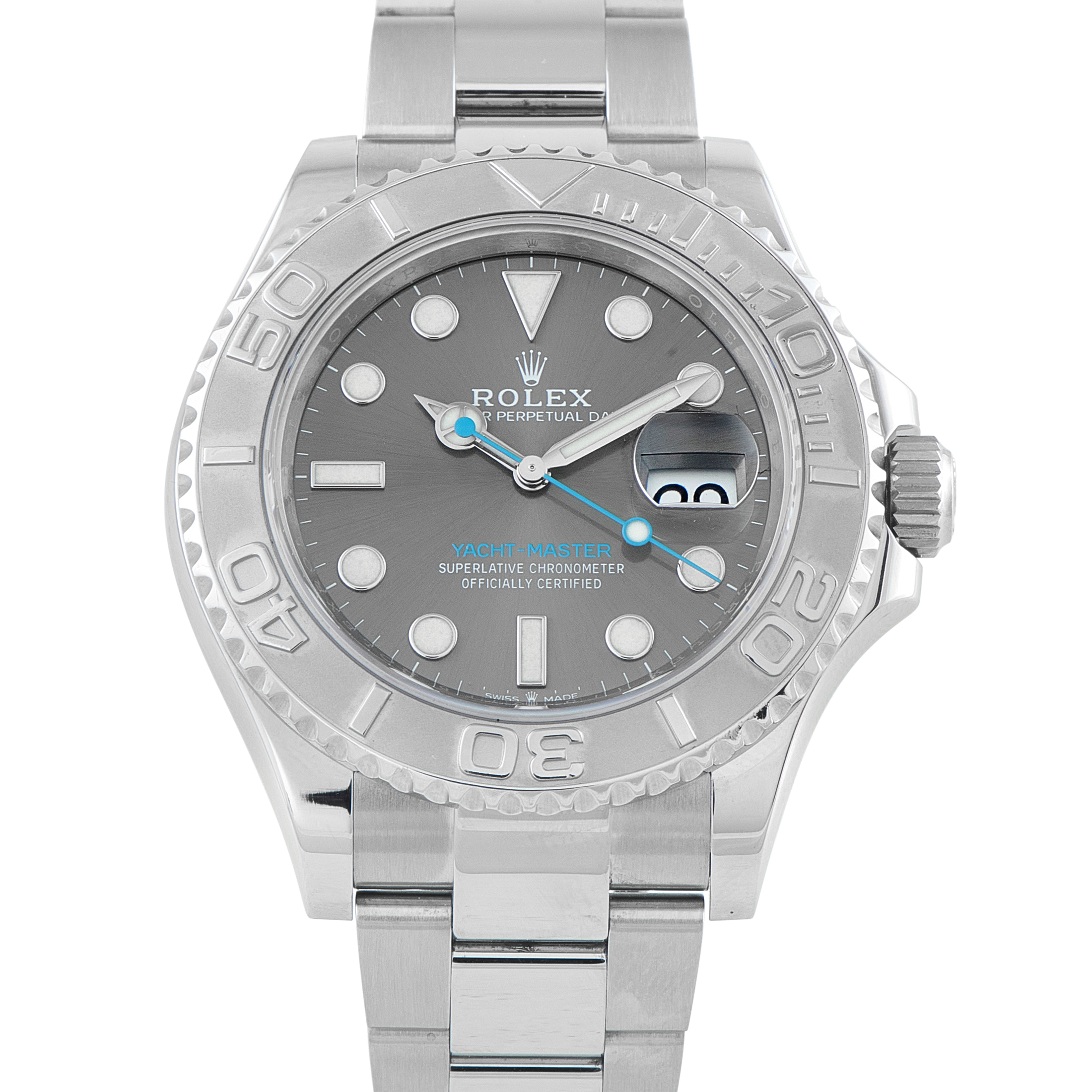 Rolex Yacht-Master 40 Slate Dial Steel Watch 126622