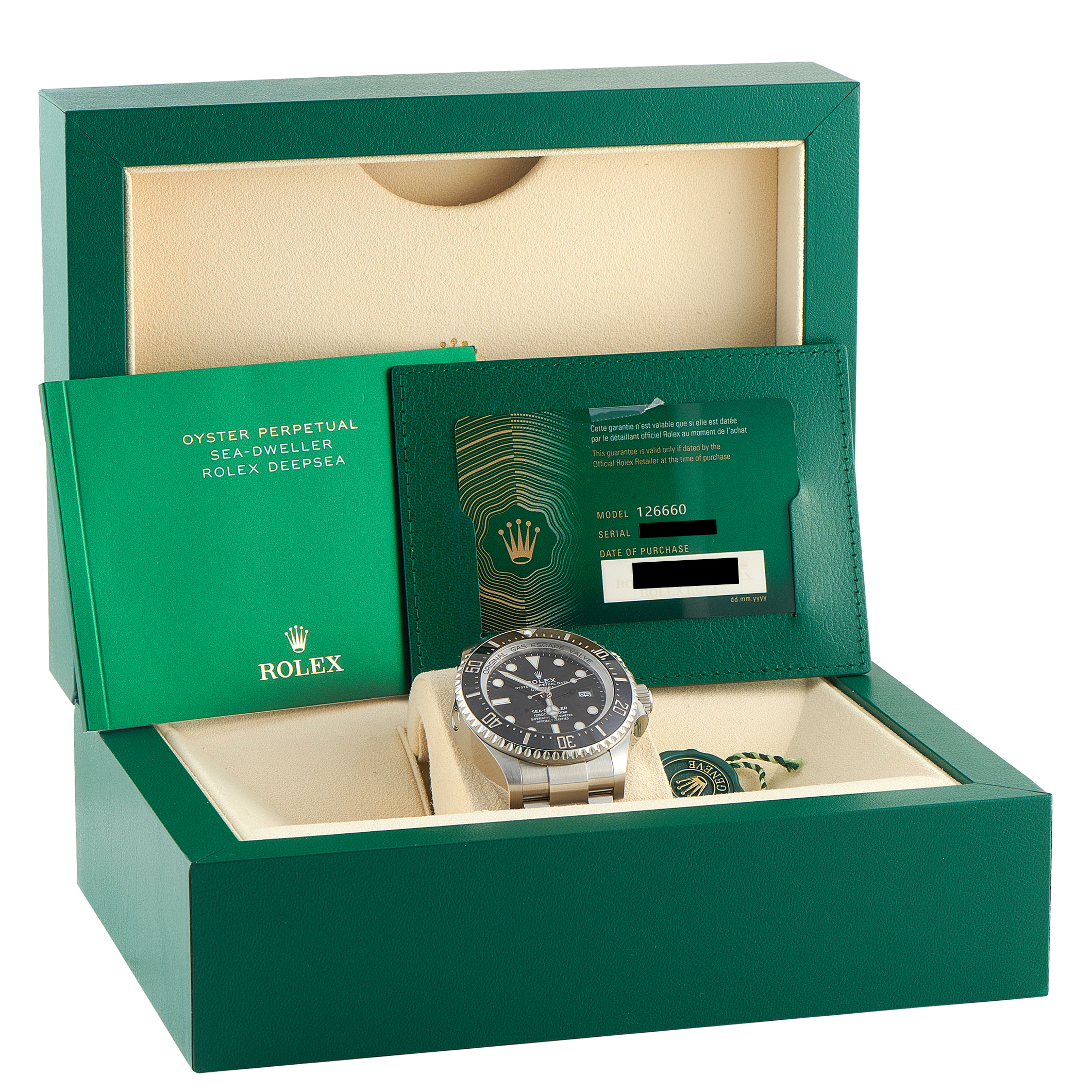 Rolex Sea-Dweller Deepsea Black Dial Steel Watch 126660 - Image 5