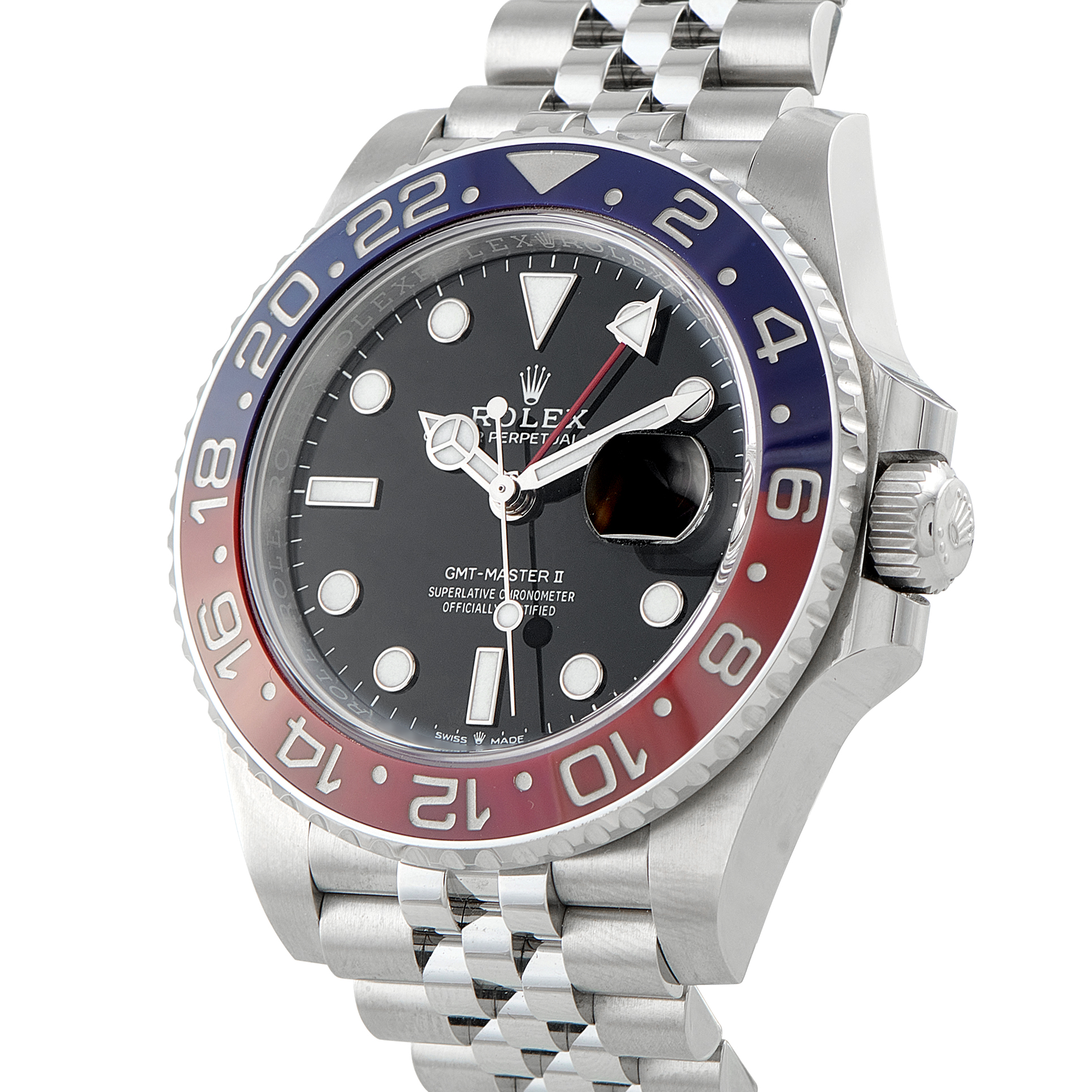 Rolex GMT-Master II Pepsi Steel Jubilee Watch 126710BLRO - Image 2