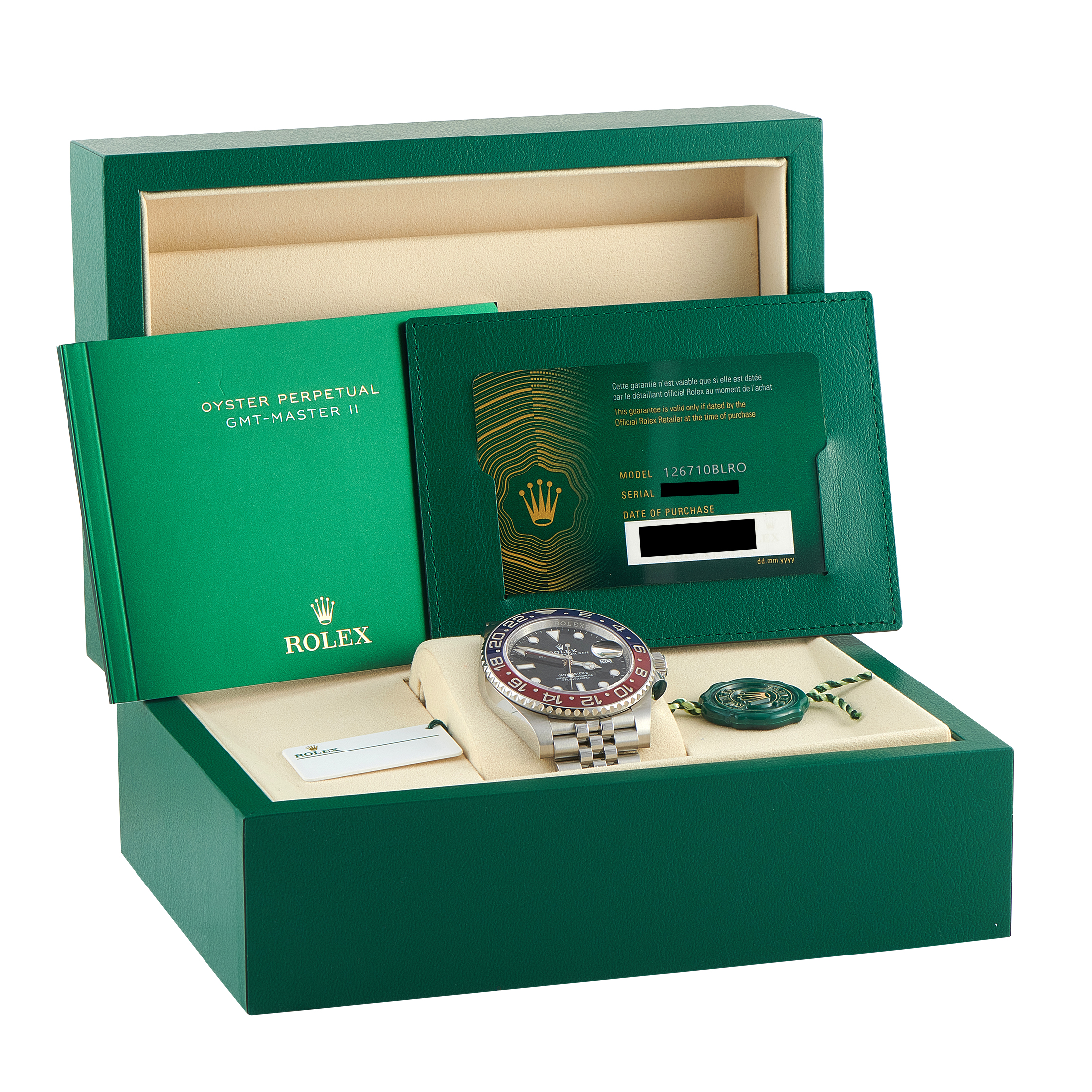 Rolex GMT-Master II Pepsi Steel Jubilee Watch 126710BLRO - Image 5