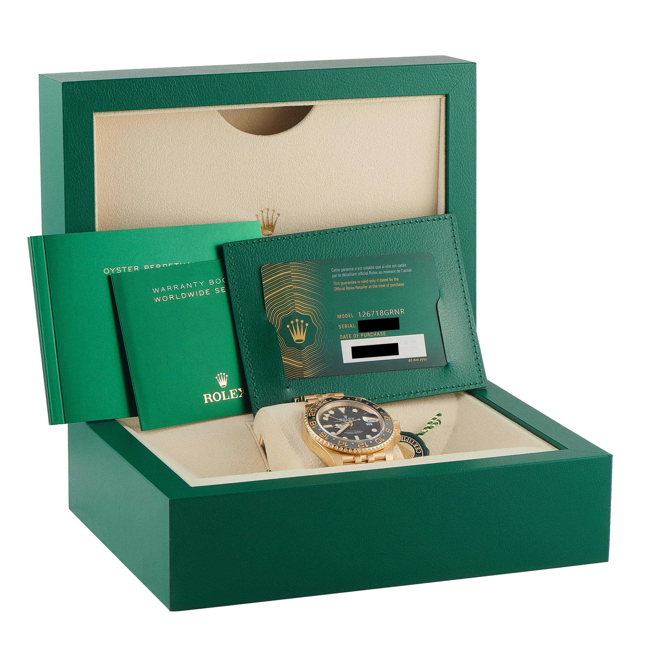 Rolex GMT-Master II Yellow Gold Jubilee Watch 126718GRNR - Image 5