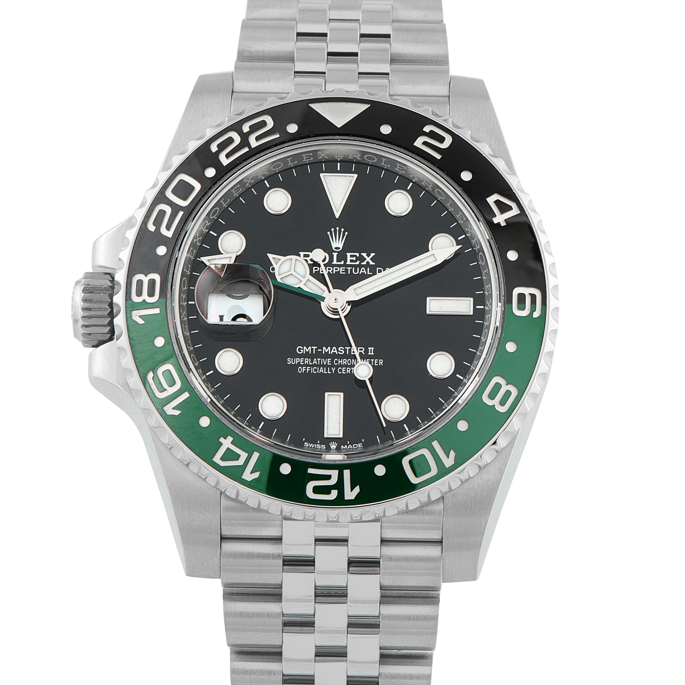 Rolex GMT-Master II Left-Hand Sprite Steel Jubilee Watch 126720VTNR