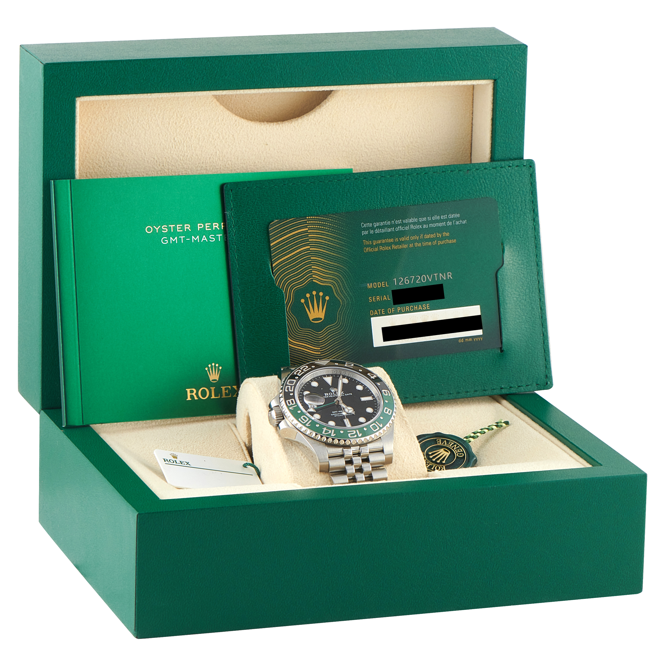 Rolex GMT-Master II Left-Hand Sprite Steel Jubilee Watch 126720VTNR - Image 5