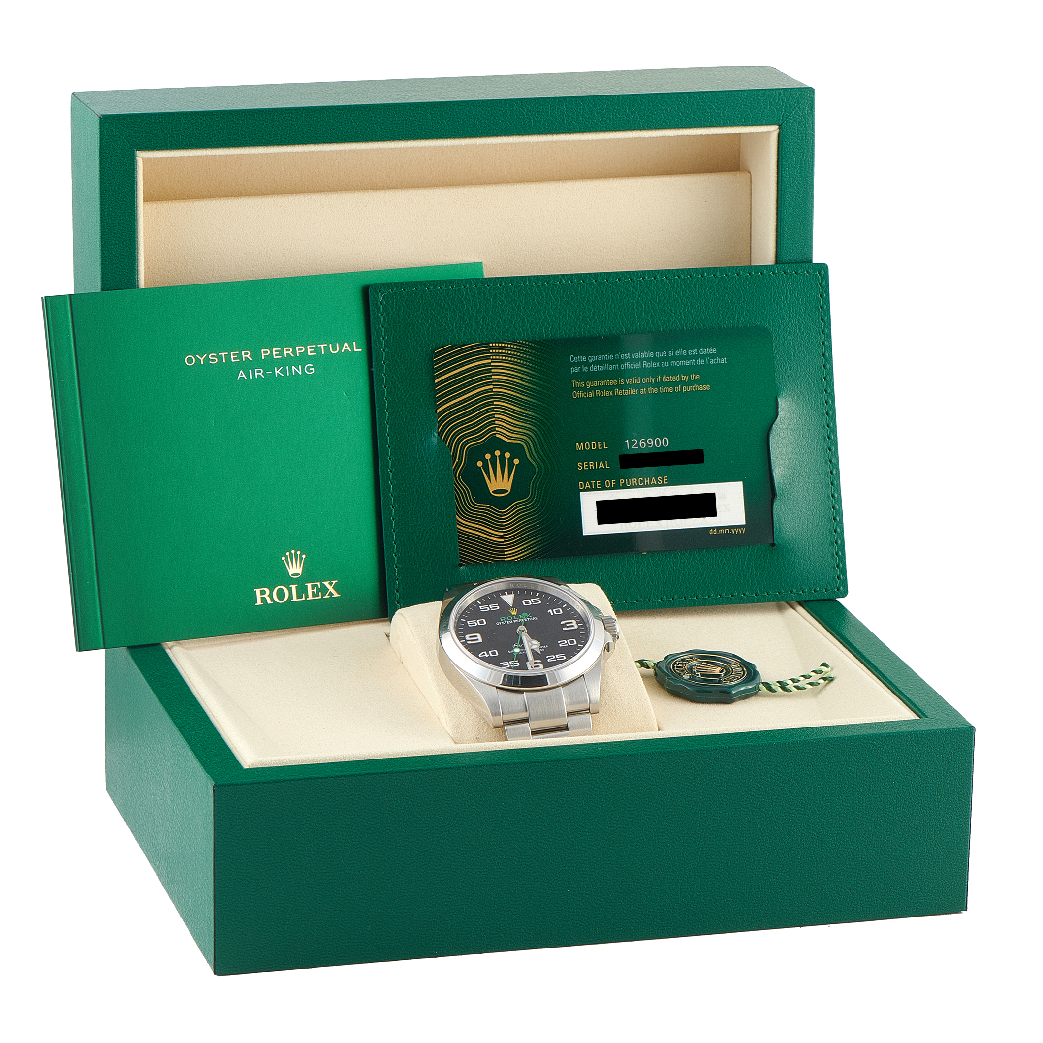 Rolex Air-King Steel Watch 126900 - Image 5