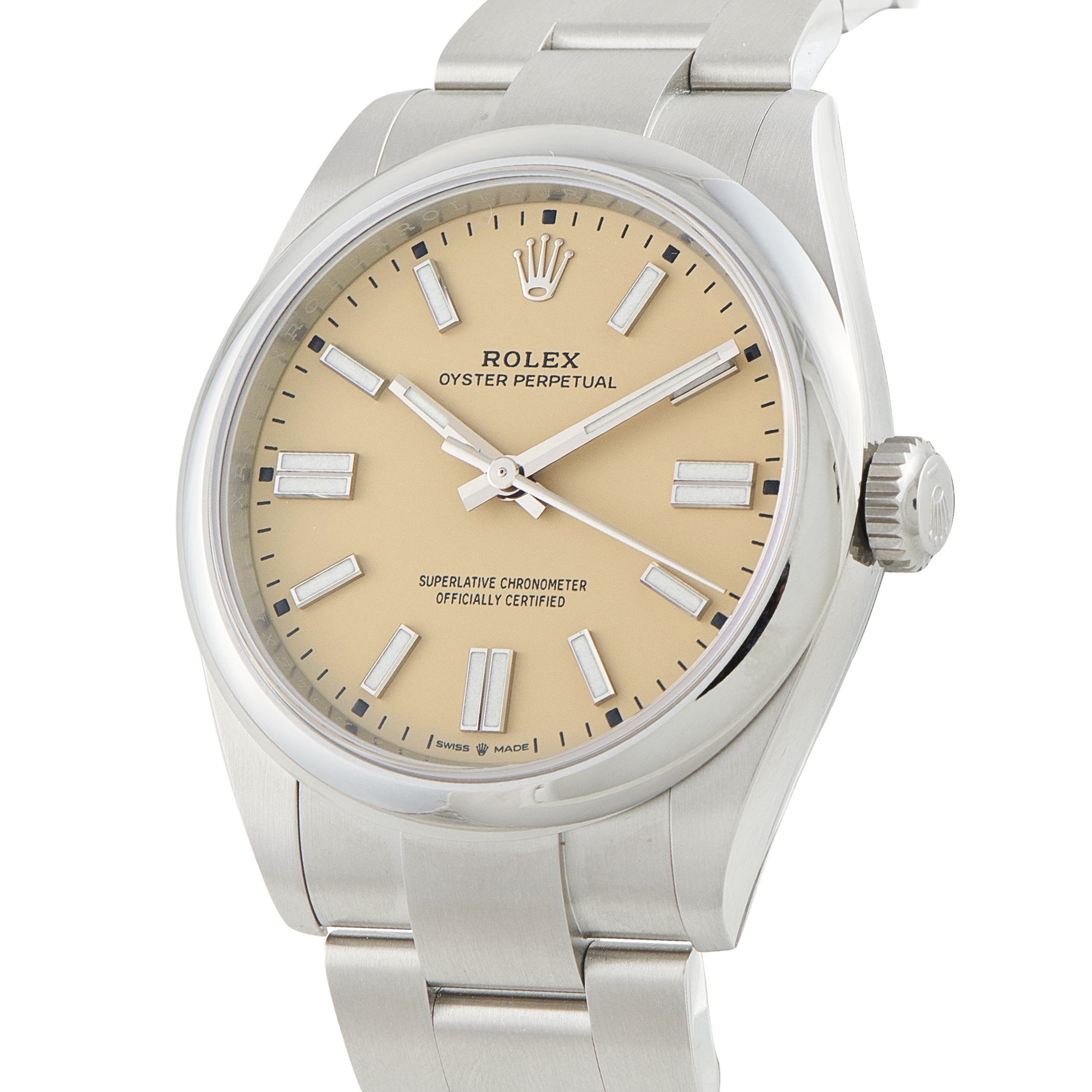 Rolex Oyster Perpetual 41 Beige Dial Steel Watch 134300 - Image 2
