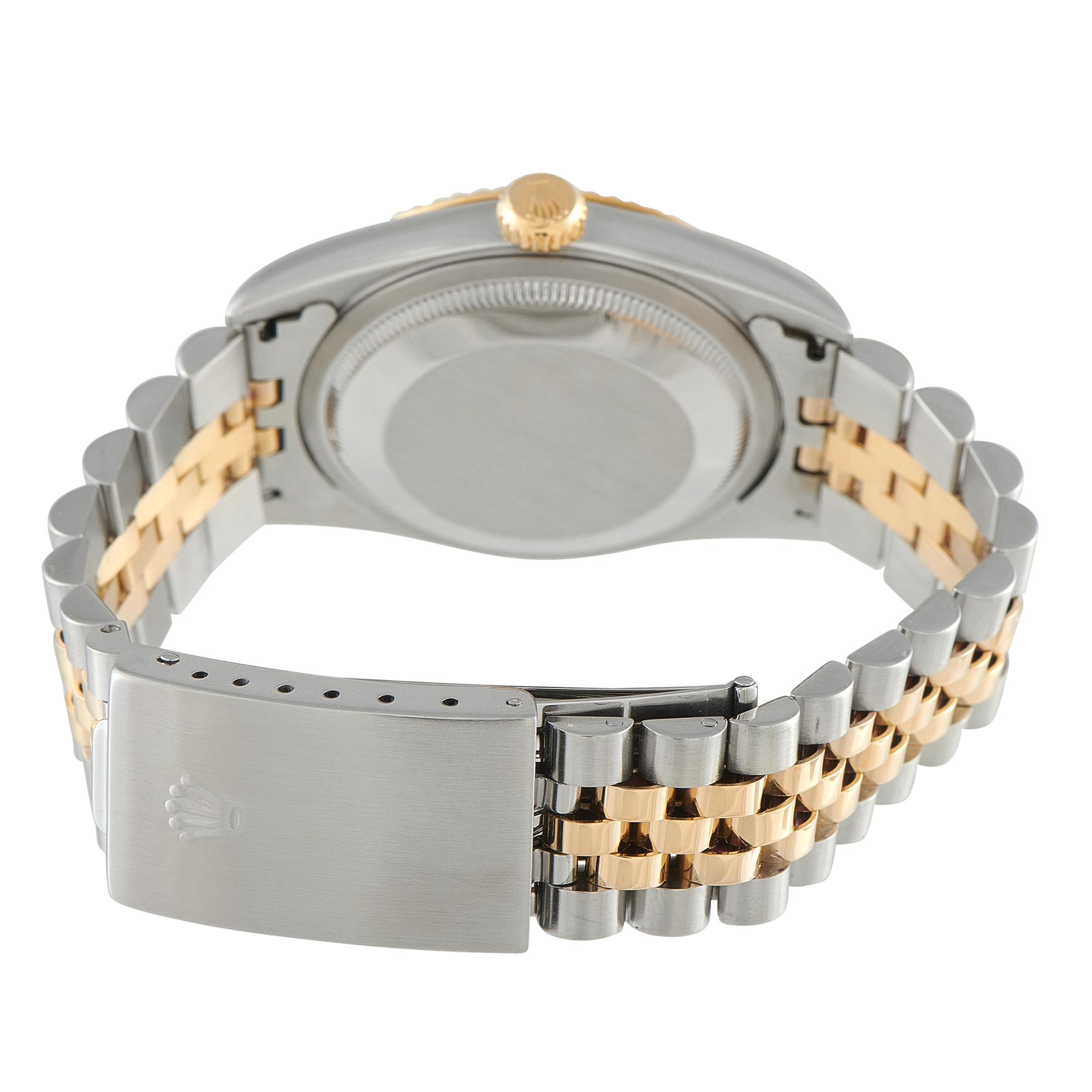 Rolex Datejust 36 Champagne Diamond Dial Two-Tone Jubilee Watch 16233 - Image 4