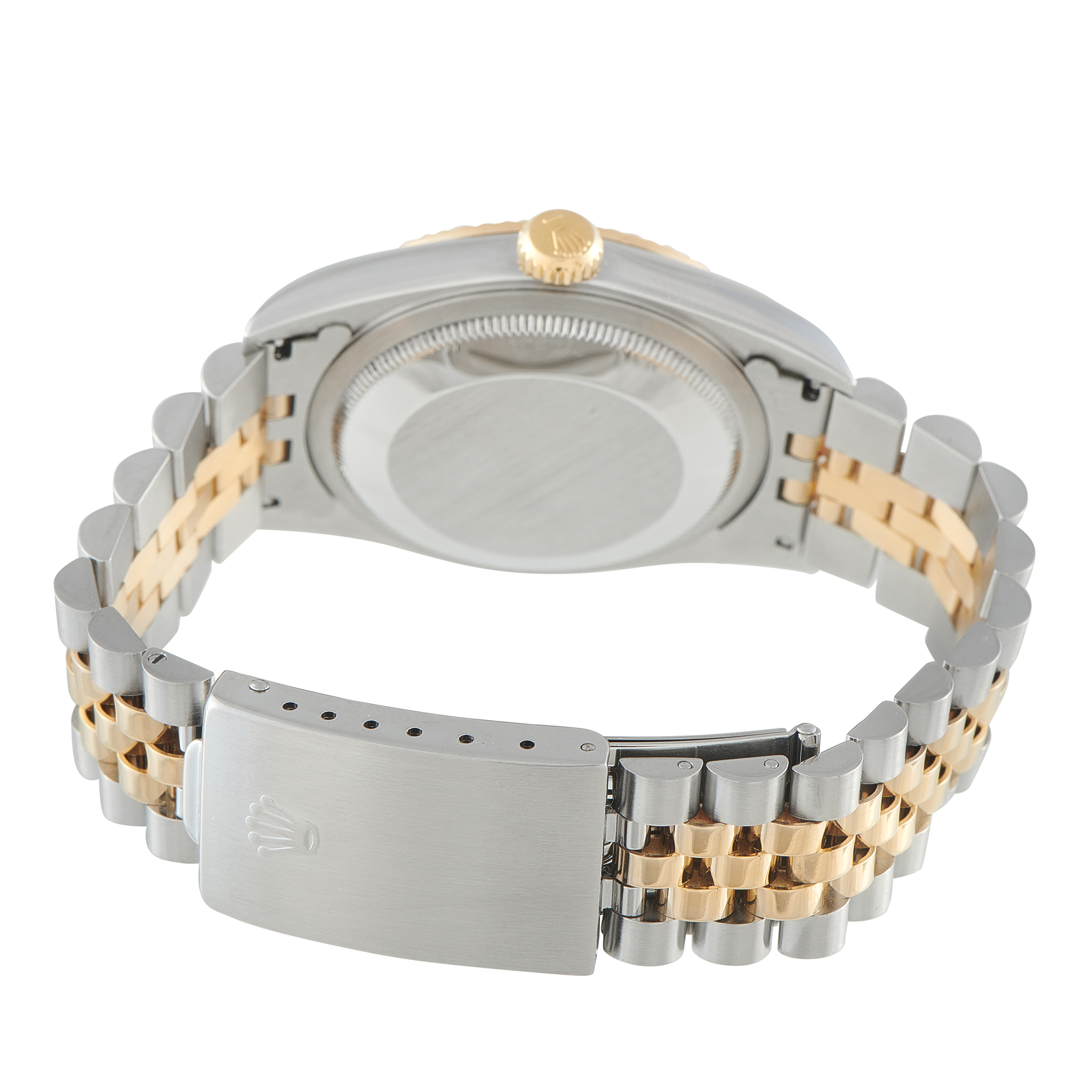 Rolex Datejust 36 Champagne Diamond Dial Two-Tone Jubilee Watch 16233 - Image 4