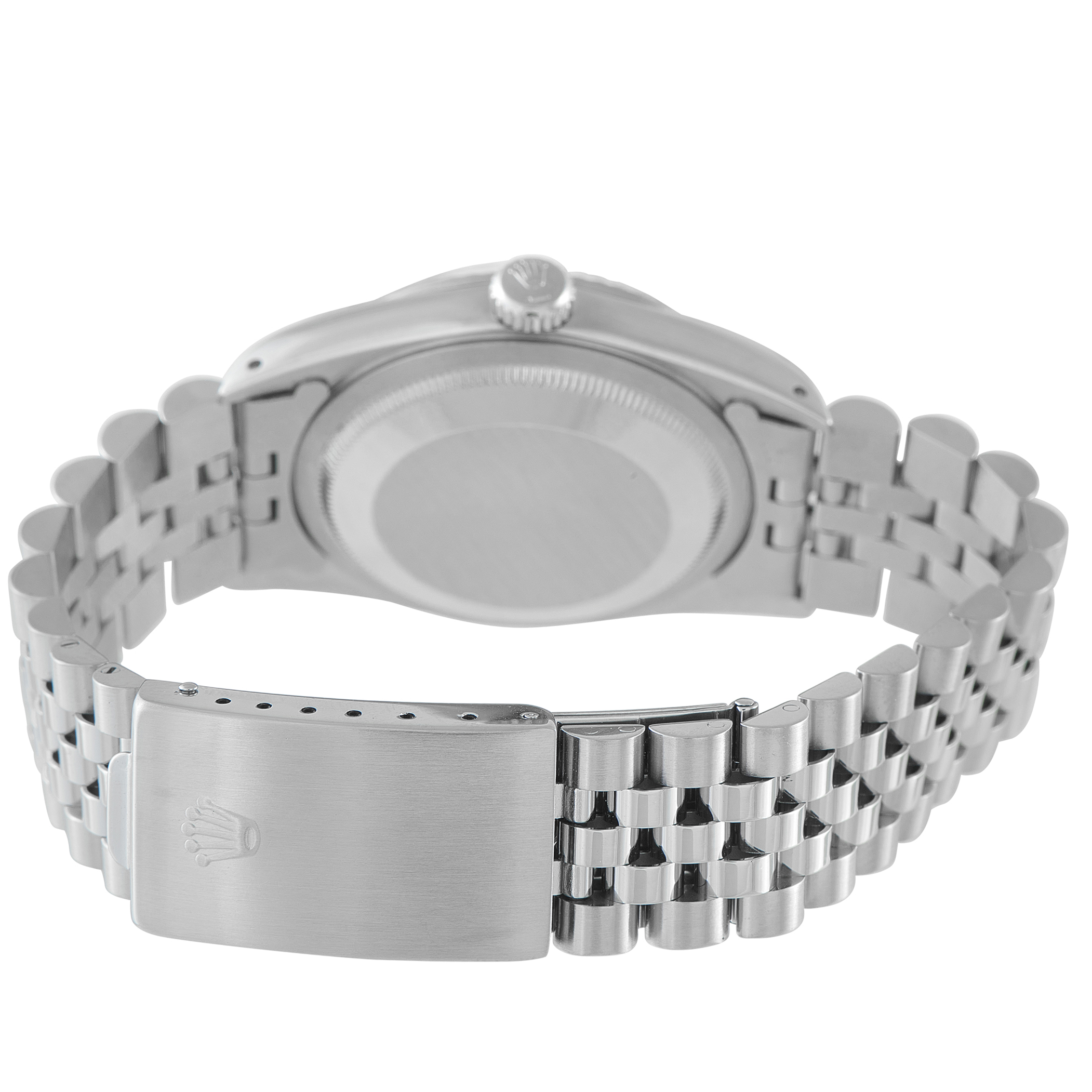 Rolex Datejust 36 Silver Roman Dial Steel Jubilee Watch 16234 - Image 4
