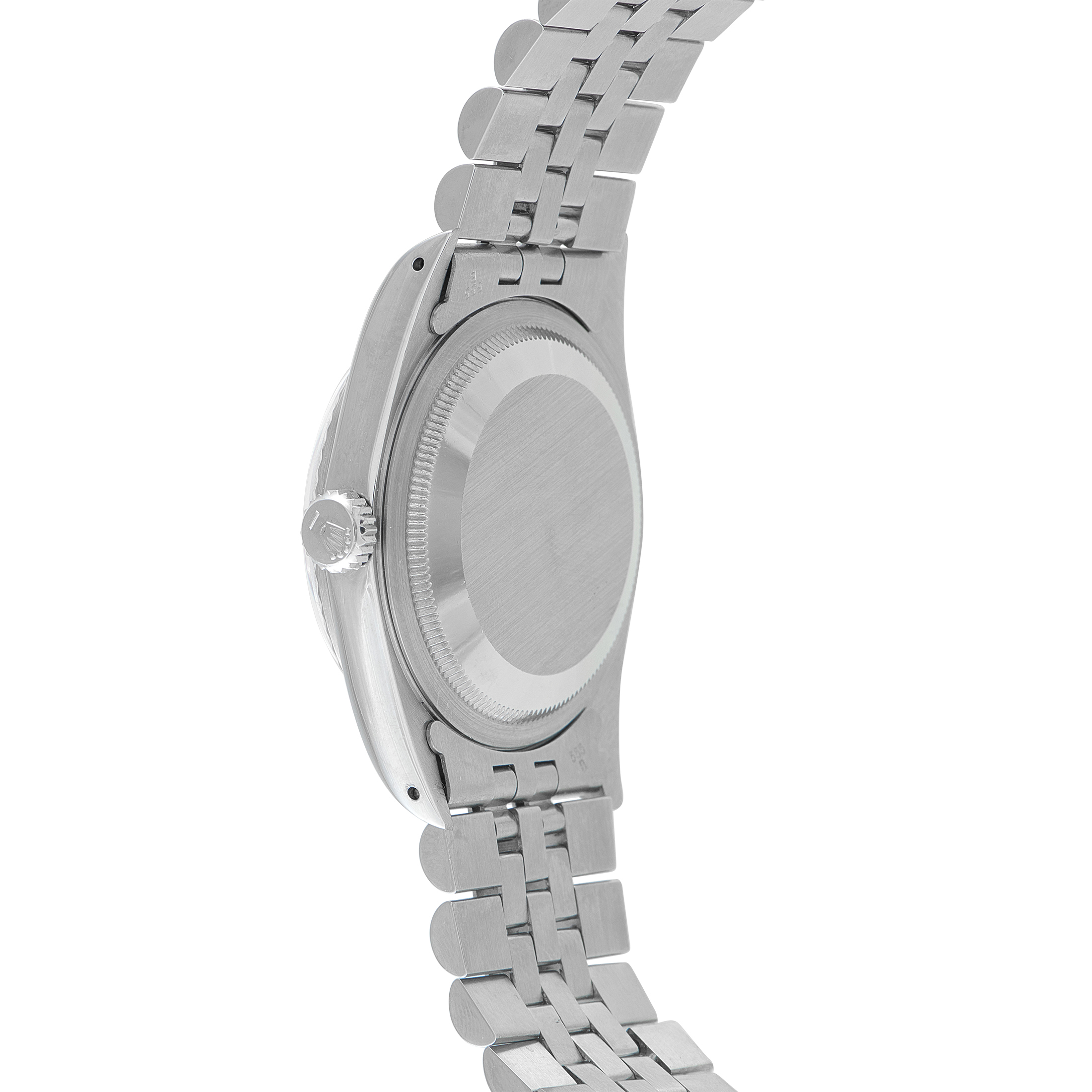 Rolex Datejust 36 Silver Diamond Dial Steel Jubilee Watch 16234 - Image 3