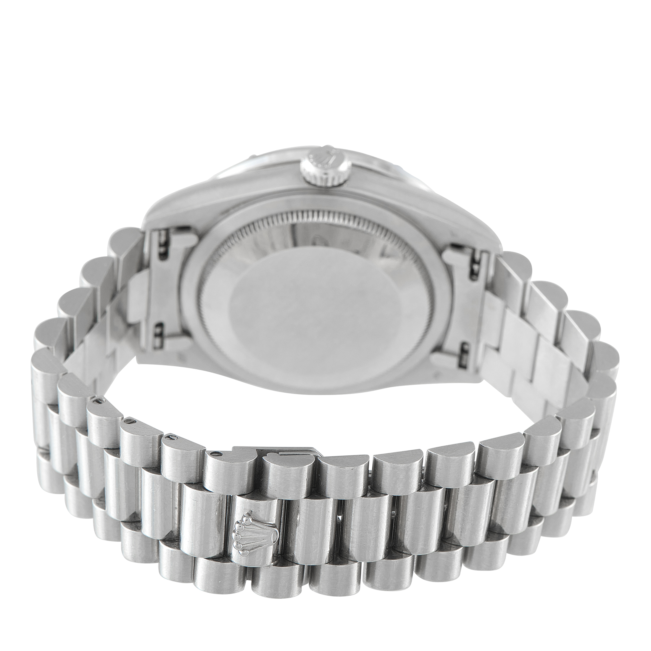 Rolex Day-Date Pleiade Diamond Dial Platinum Watch 18366 - Image 4