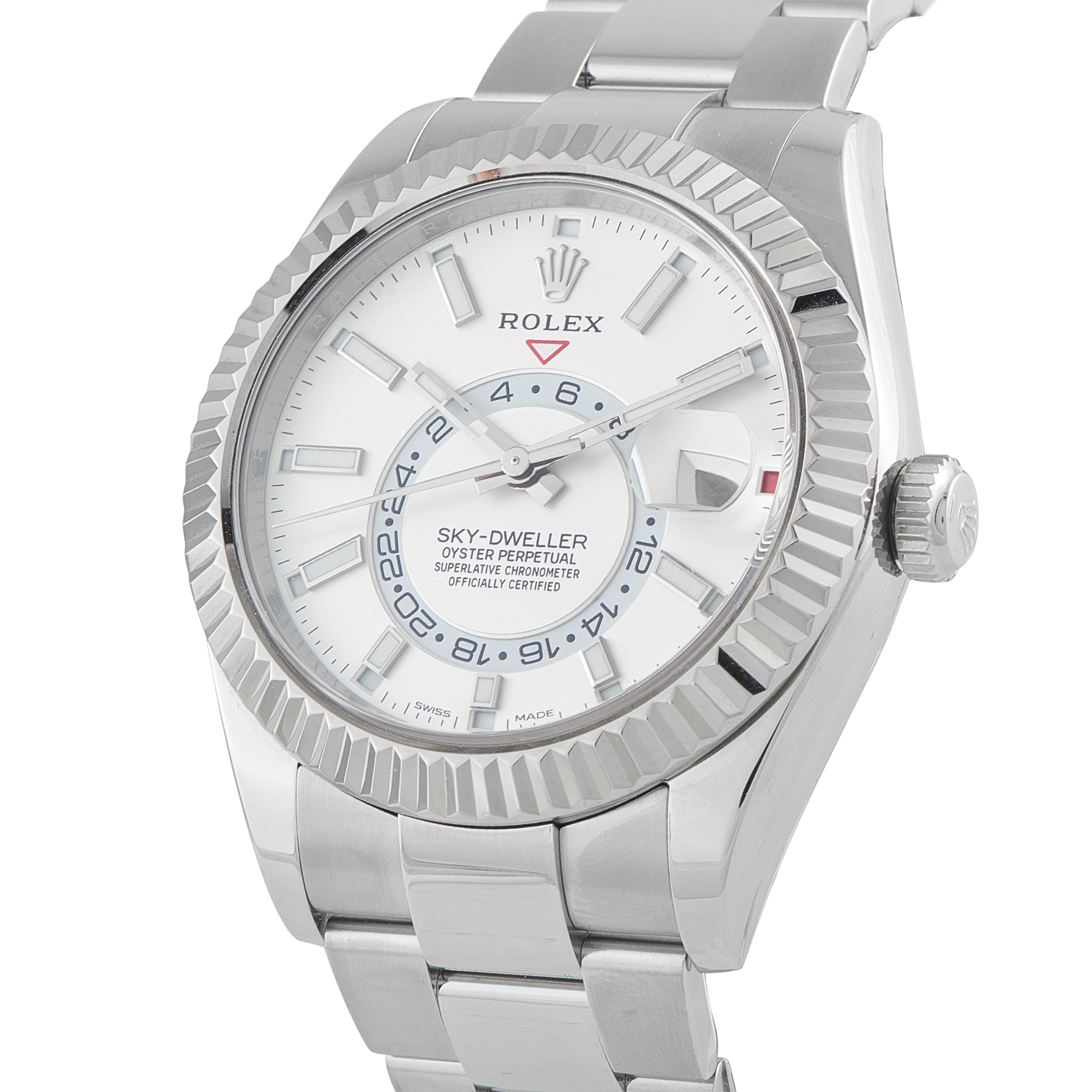 Rolex Sky-Dweller White Dial Steel Oyster Watch 326934 - Image 2