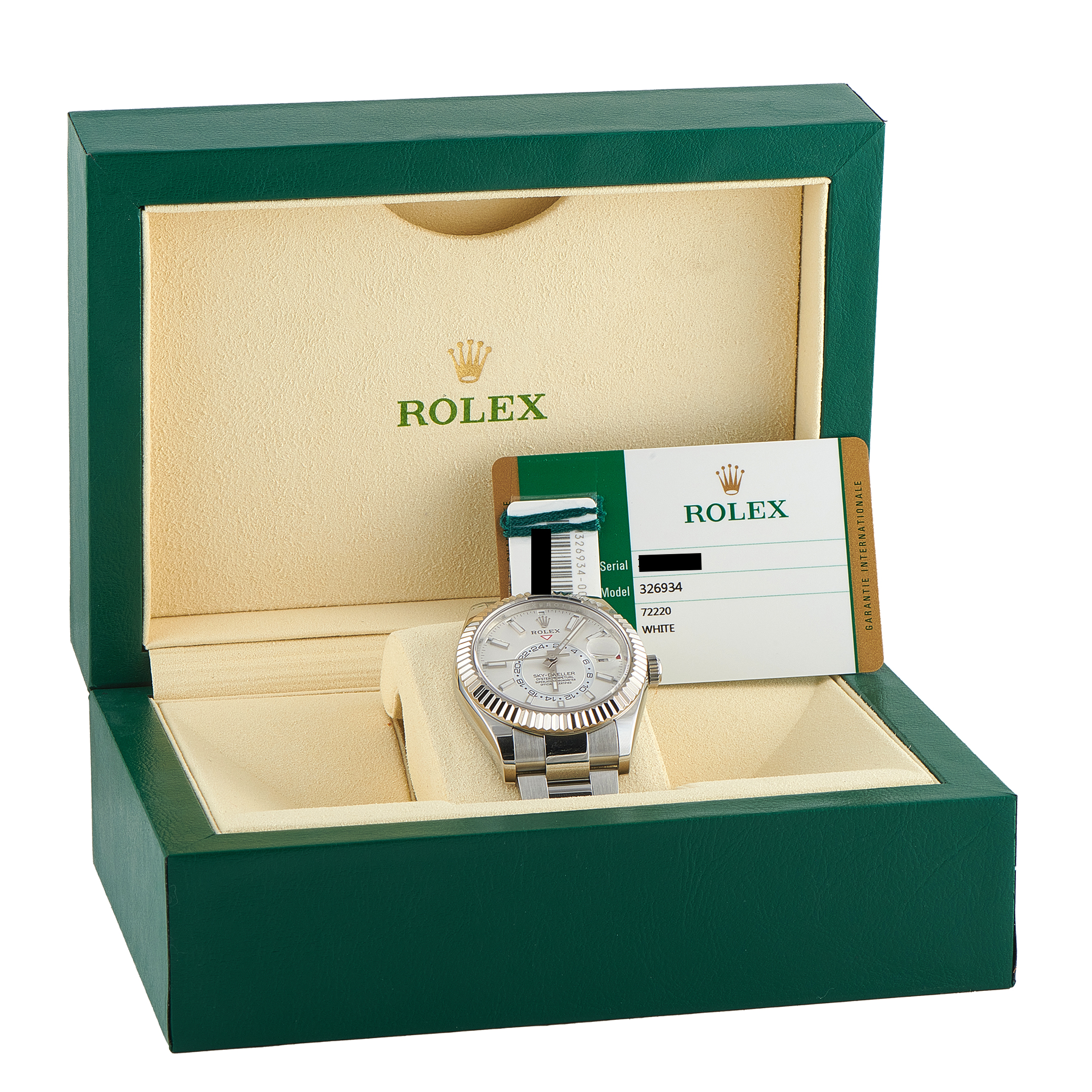 Rolex Sky-Dweller White Dial Steel Oyster Watch 326934 - Image 5