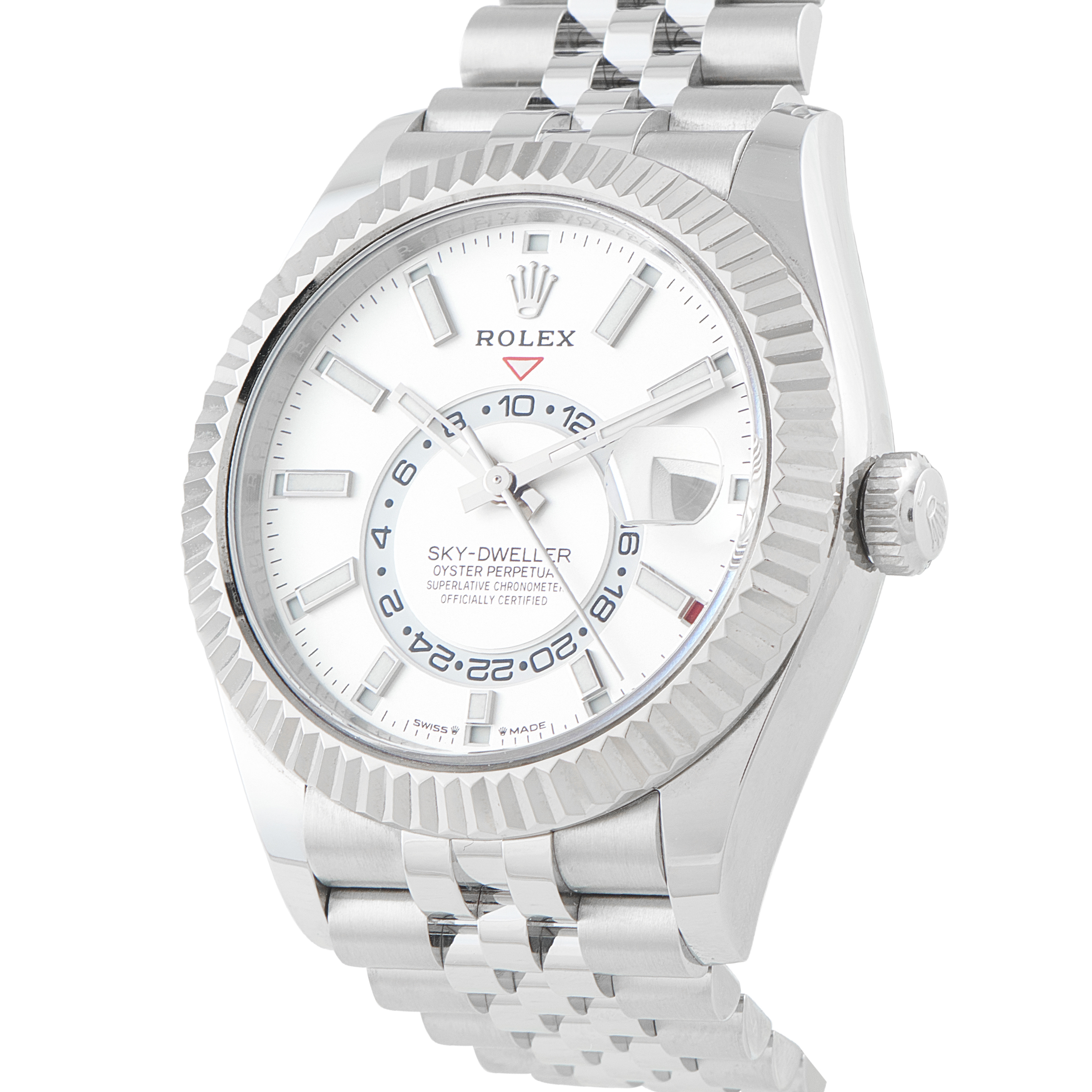 Rolex Sky-Dweller White Dial Steel Jubilee Watch 336934 - Image 2