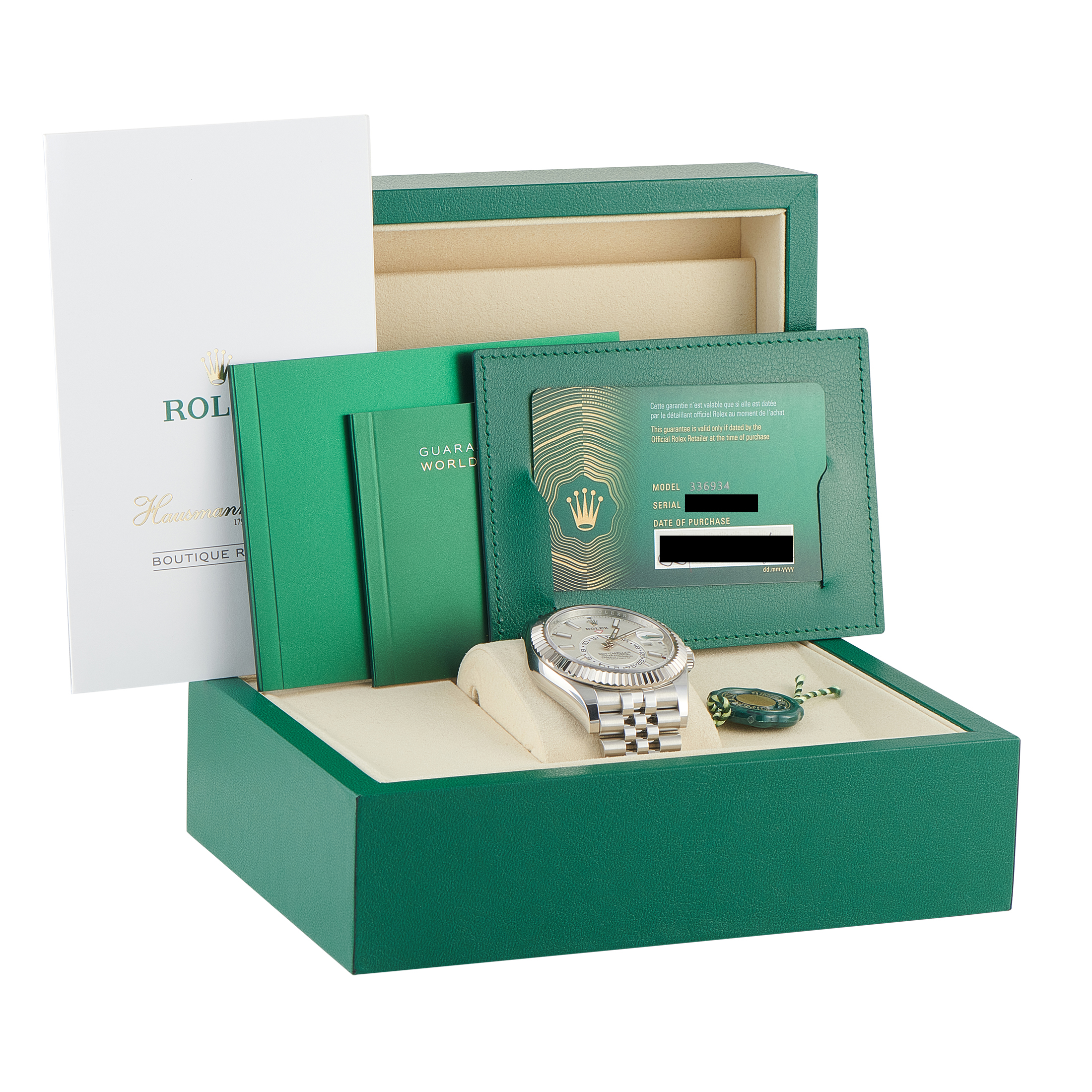Rolex Sky-Dweller White Dial Steel Jubilee Watch 336934 - Image 5