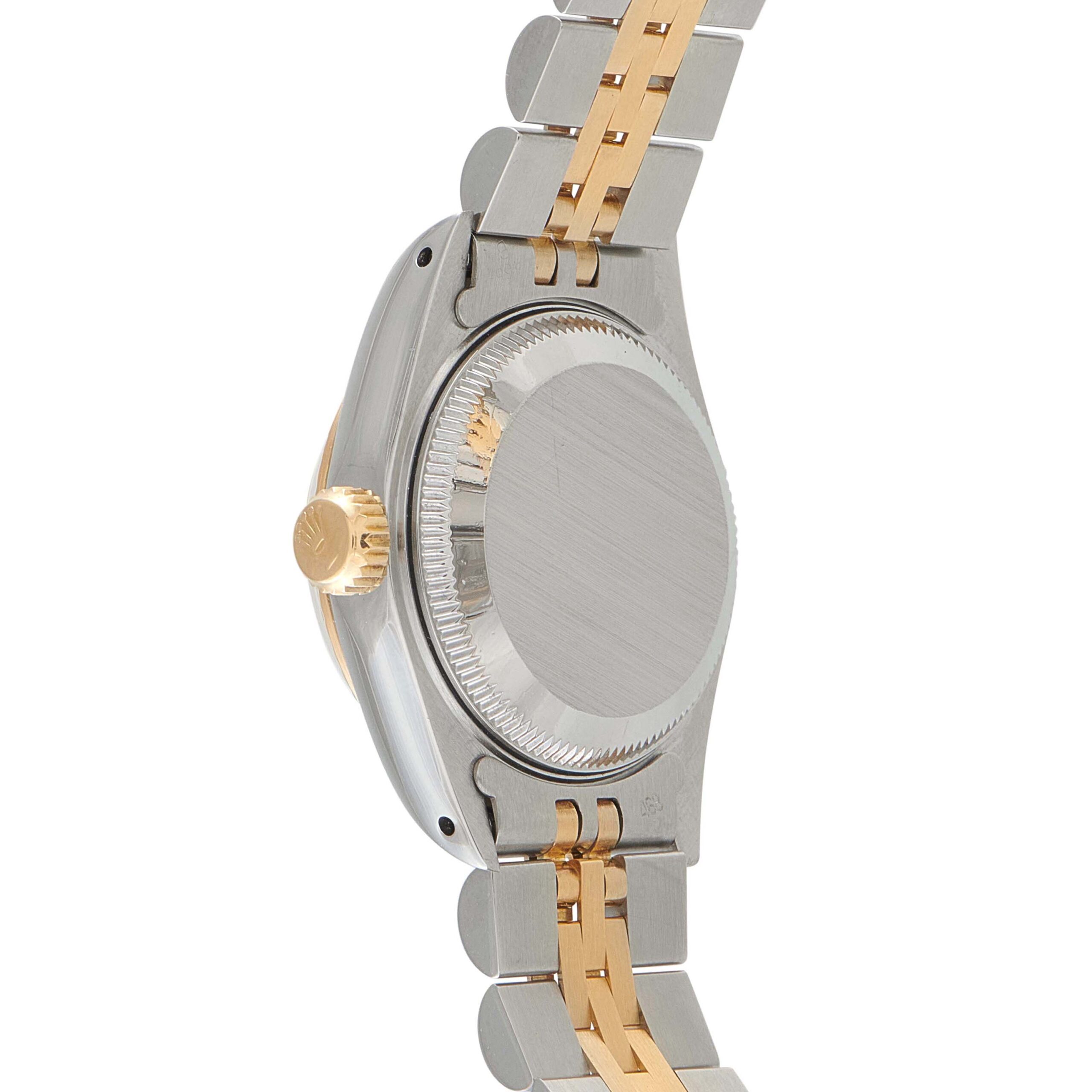 Rolex Lady-Datejust White Dial Two-Tone Jubilee Watch 69173 - Image 3