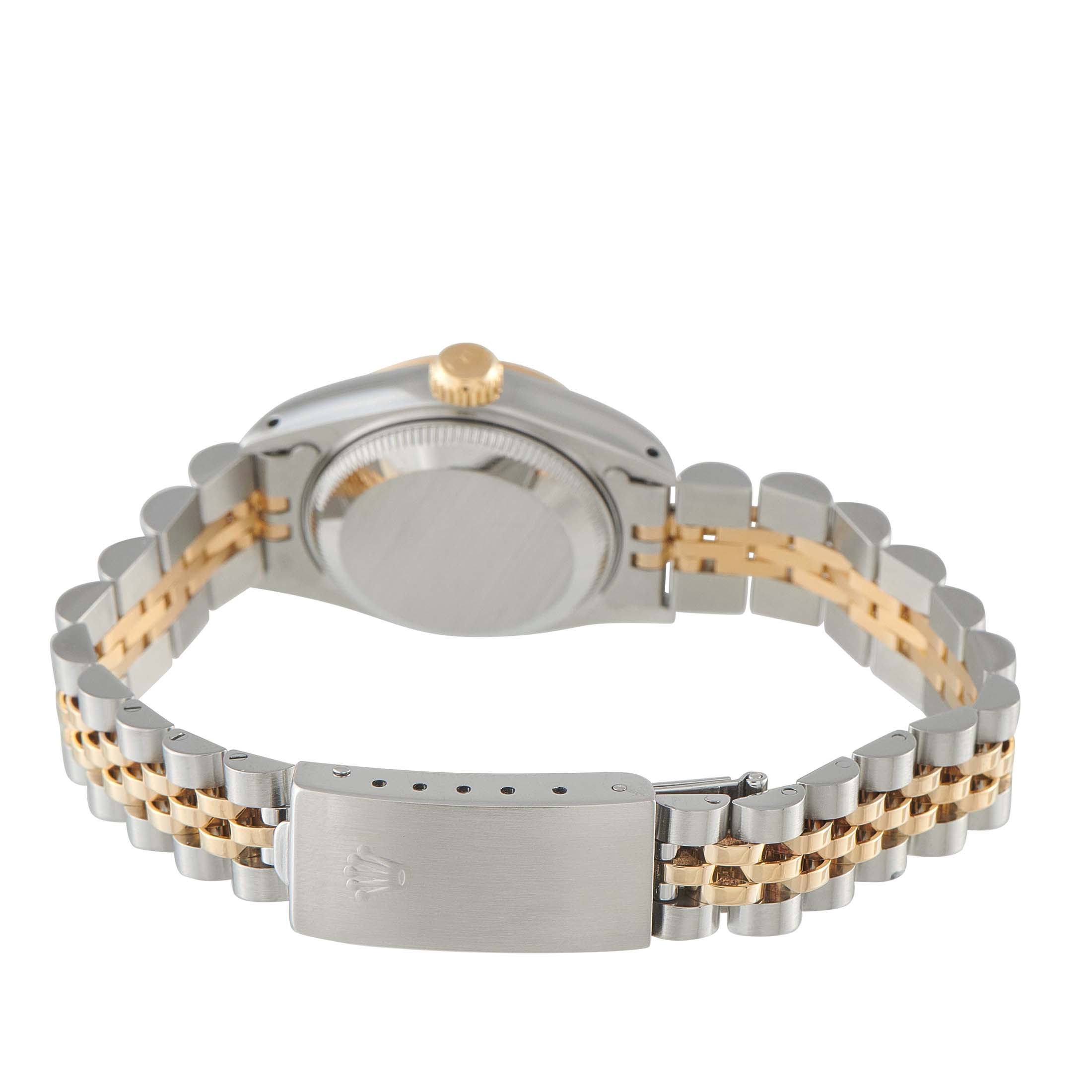 Rolex Lady-Datejust White Dial Two-Tone Jubilee Watch 69173 - Image 4