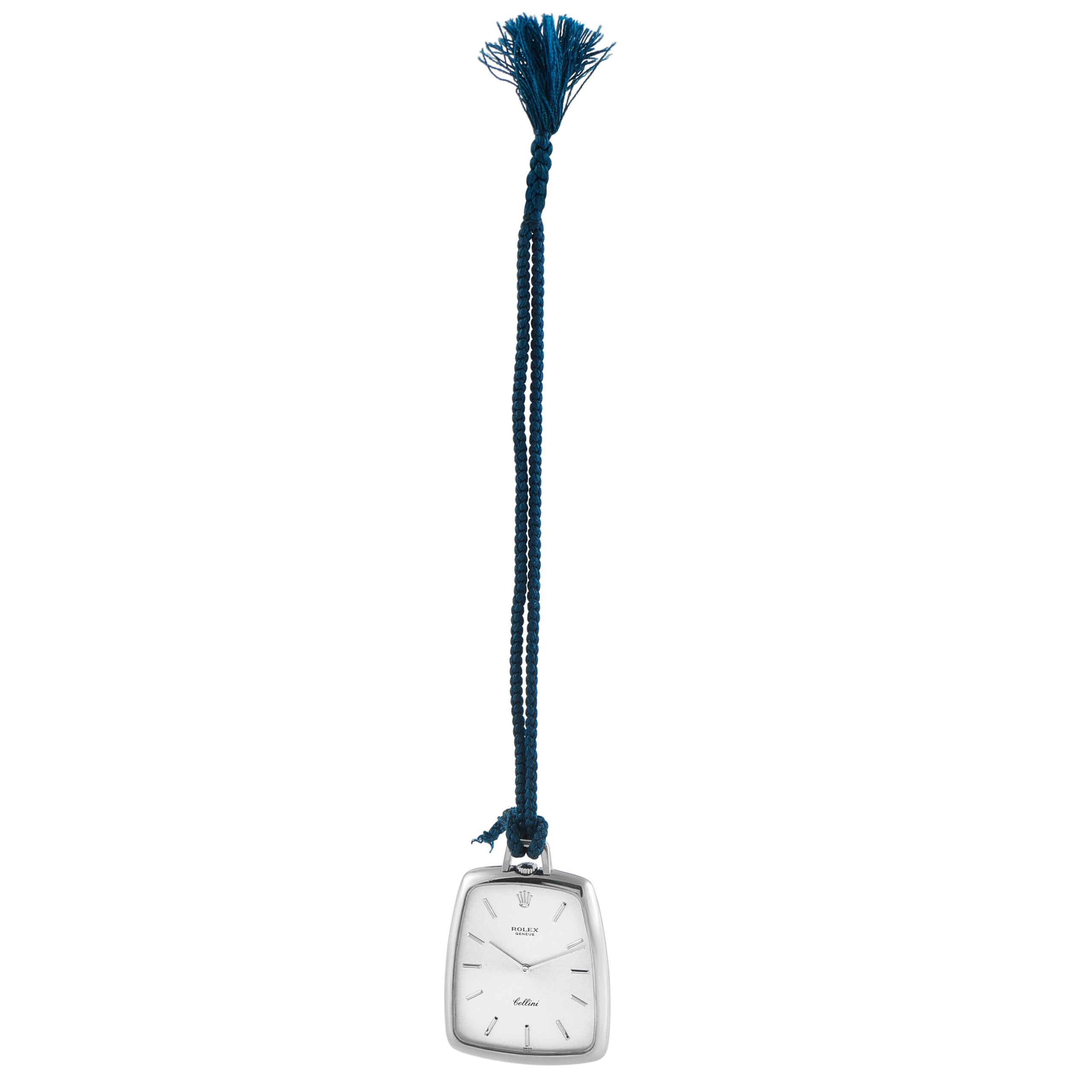 Rolex Cellini White Gold Dress Pocket Watch - Image 4