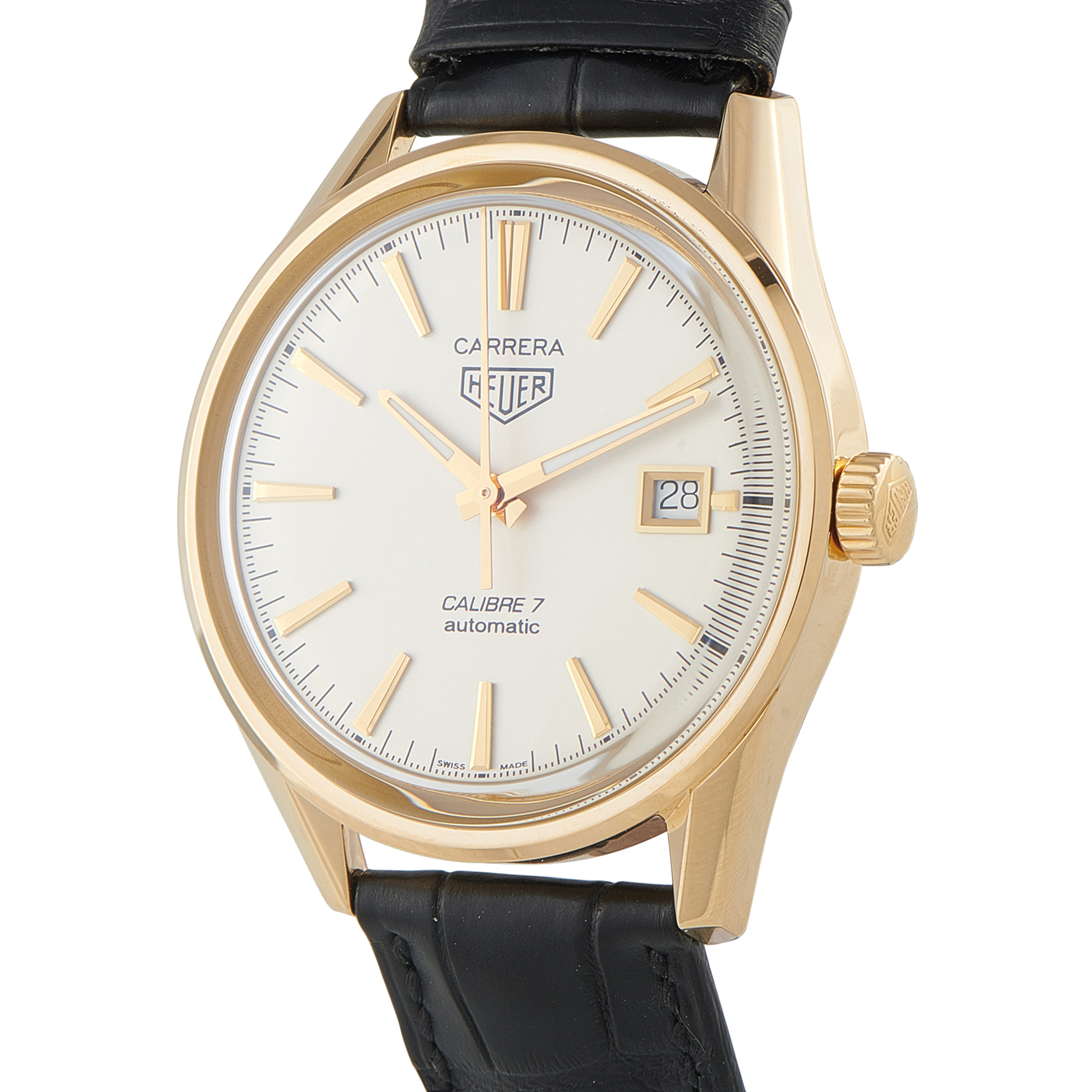 Tag Heuer Carrera Glassbox Yellow Gold Watch WAR2140.FC8159 - Image 2