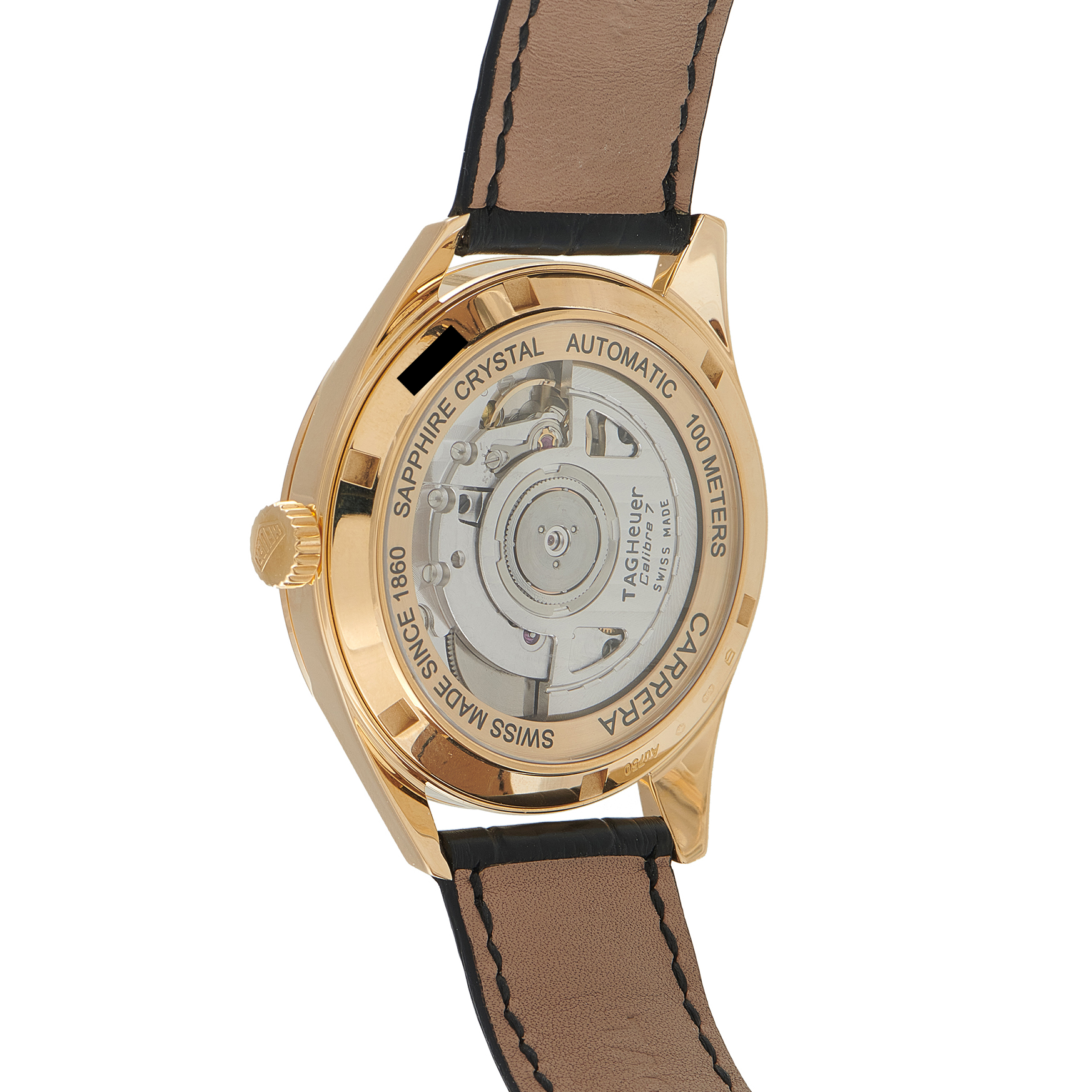 Tag Heuer Carrera Glassbox Yellow Gold Watch WAR2140.FC8159 - Image 3