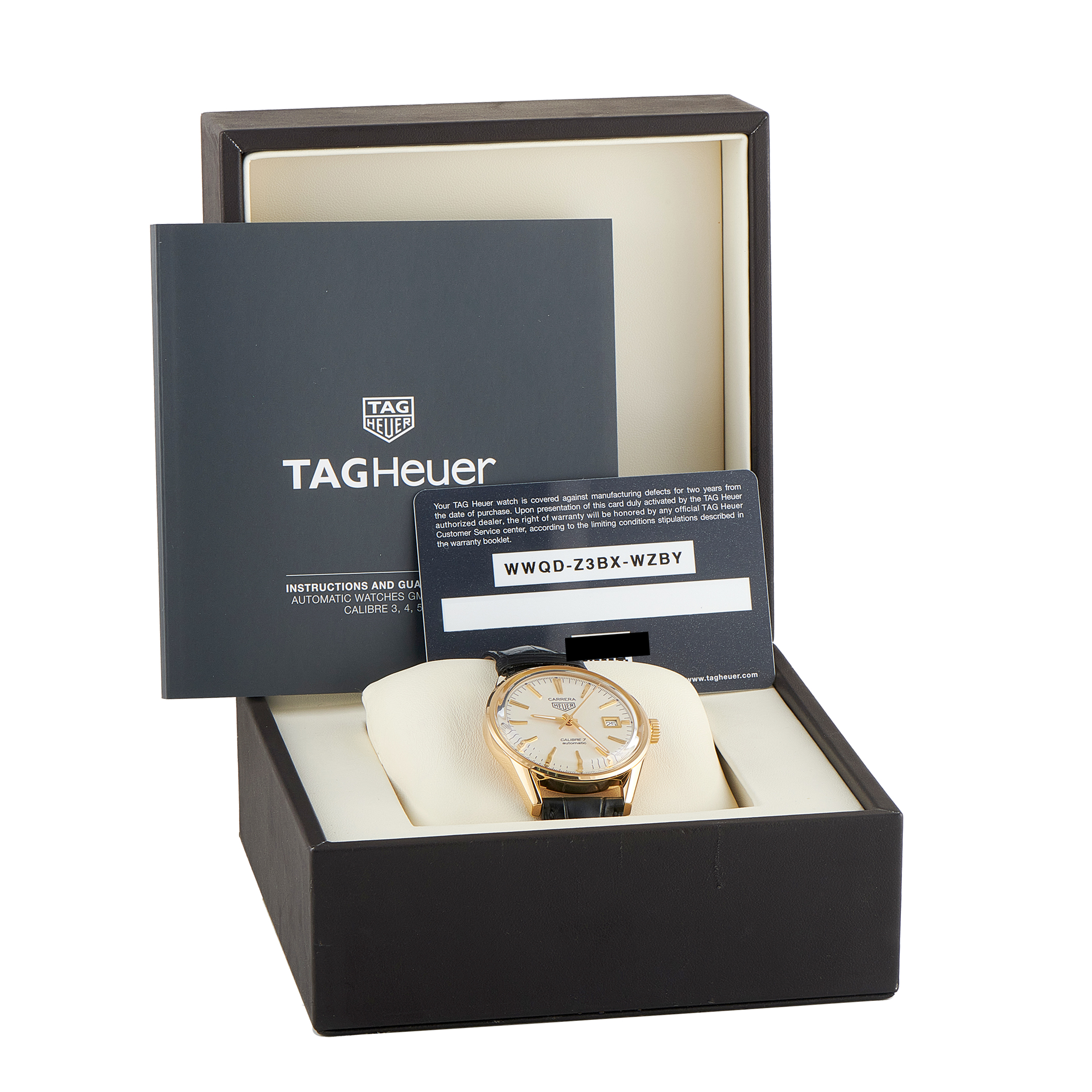 Tag Heuer Carrera Glassbox Yellow Gold Watch WAR2140.FC8159 - Image 5