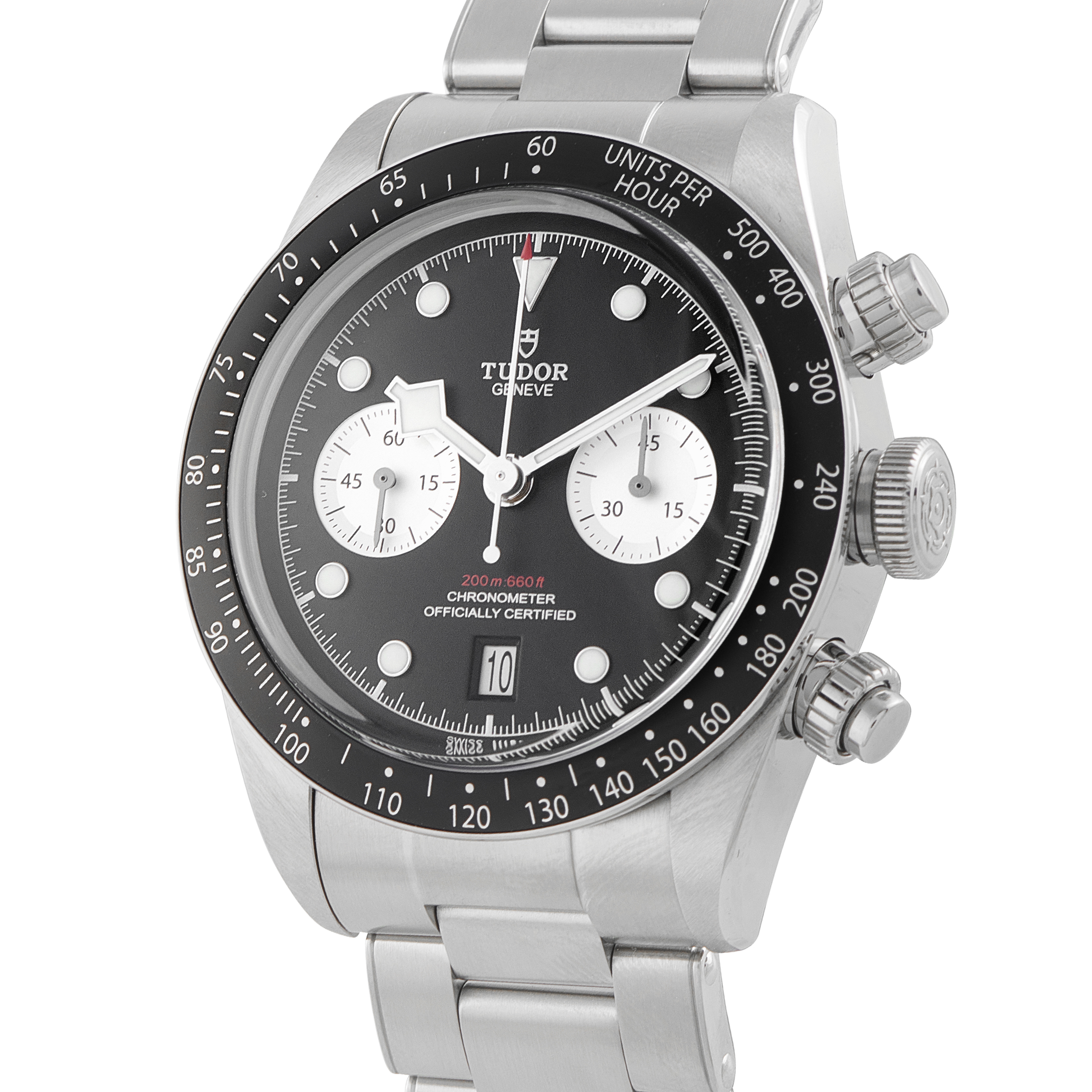 Tudor Black Bay Black Dial Chronograph Steel Watch 79360N - Image 2