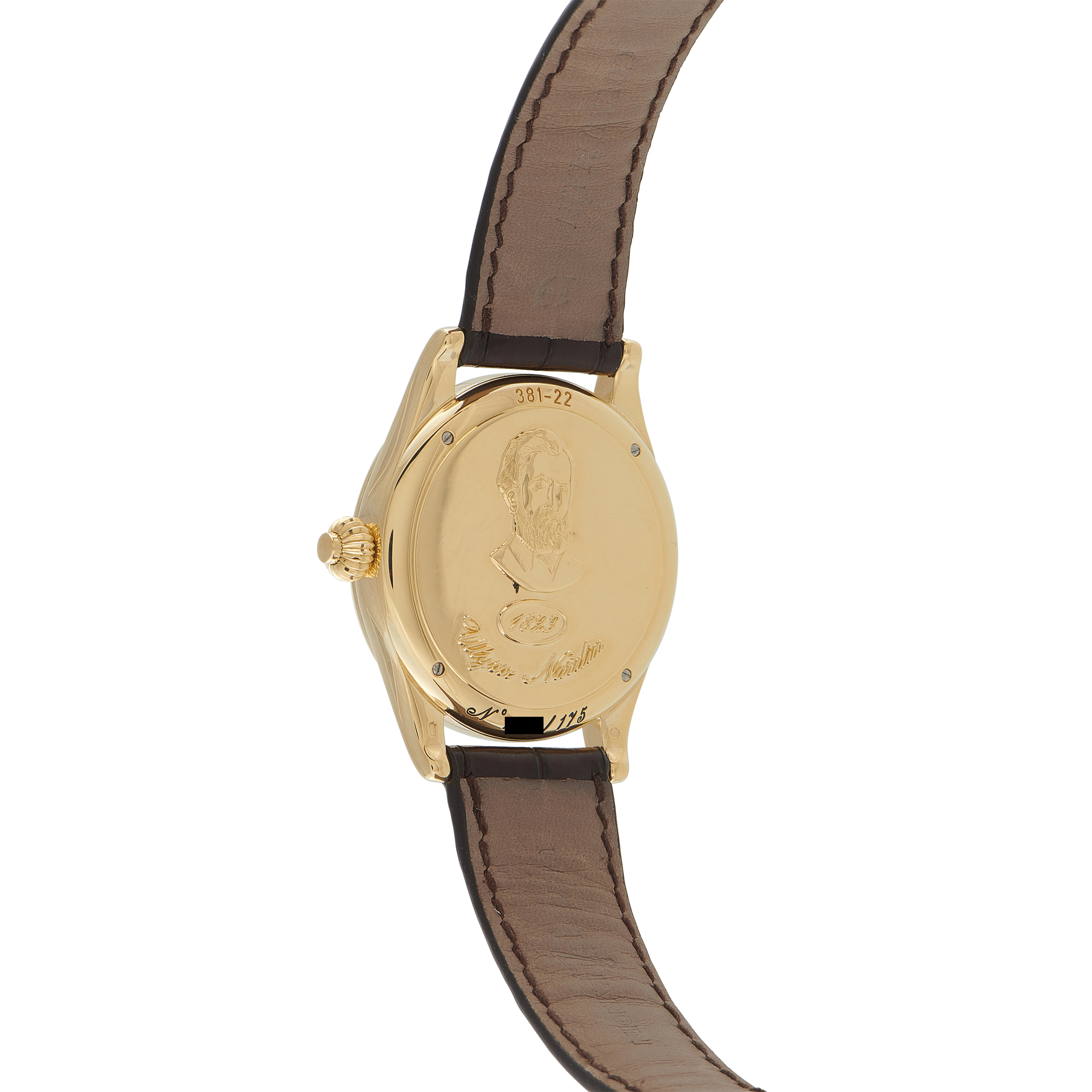 Ulysse Nardin Classico Chronograph Limited Edition Yellow Gold Watch 381-22 - Image 3