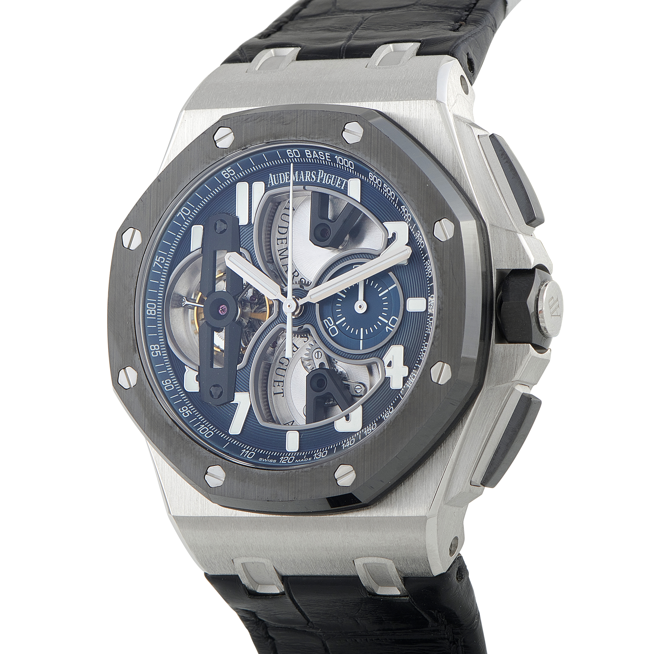 Audemars Piguet Royal Oak Offshore Tourbillon Platinum Watch 26388PO.OO.D027CA.01 - Image 2