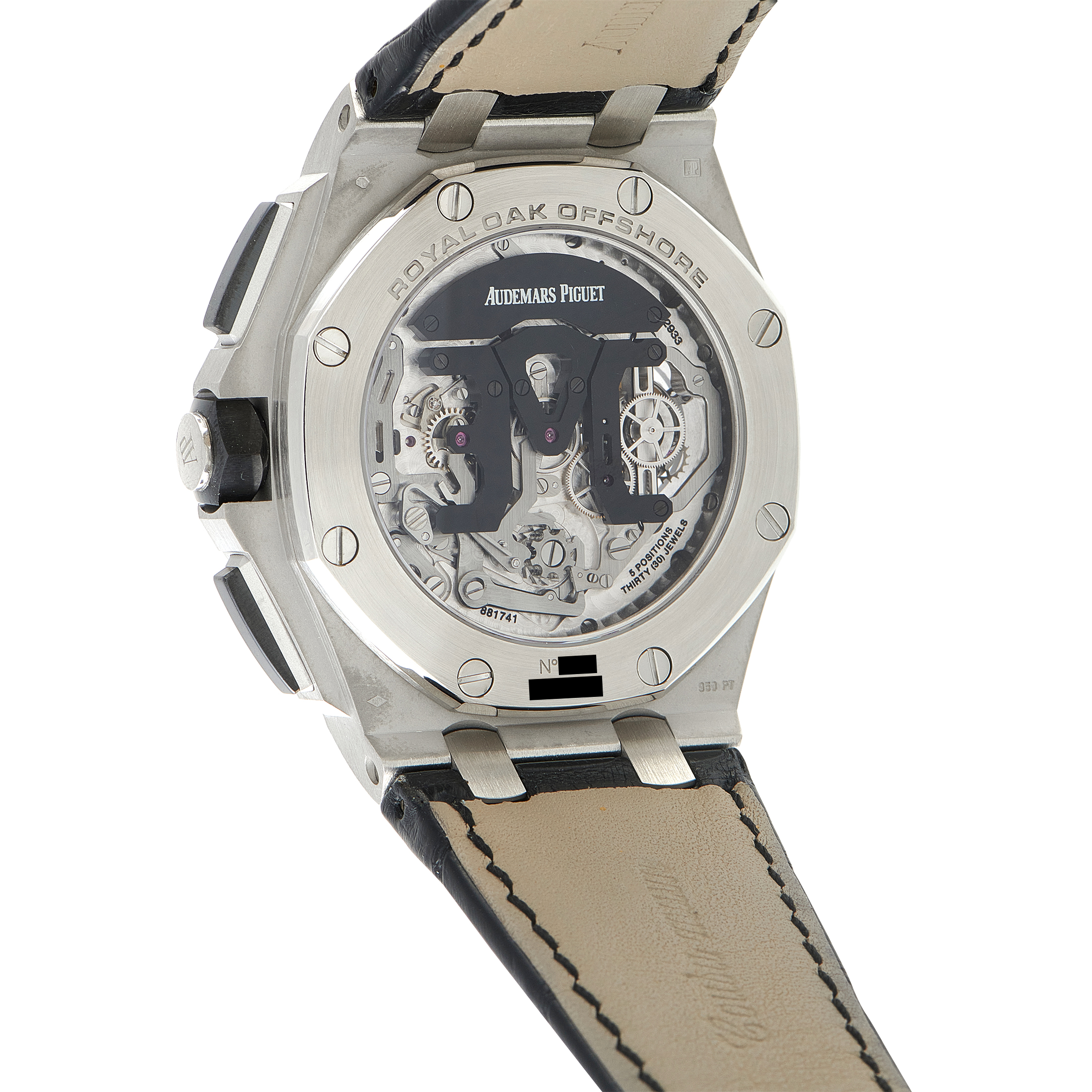 Audemars Piguet Royal Oak Offshore Tourbillon Platinum Watch 26388PO.OO.D027CA.01 - Image 3
