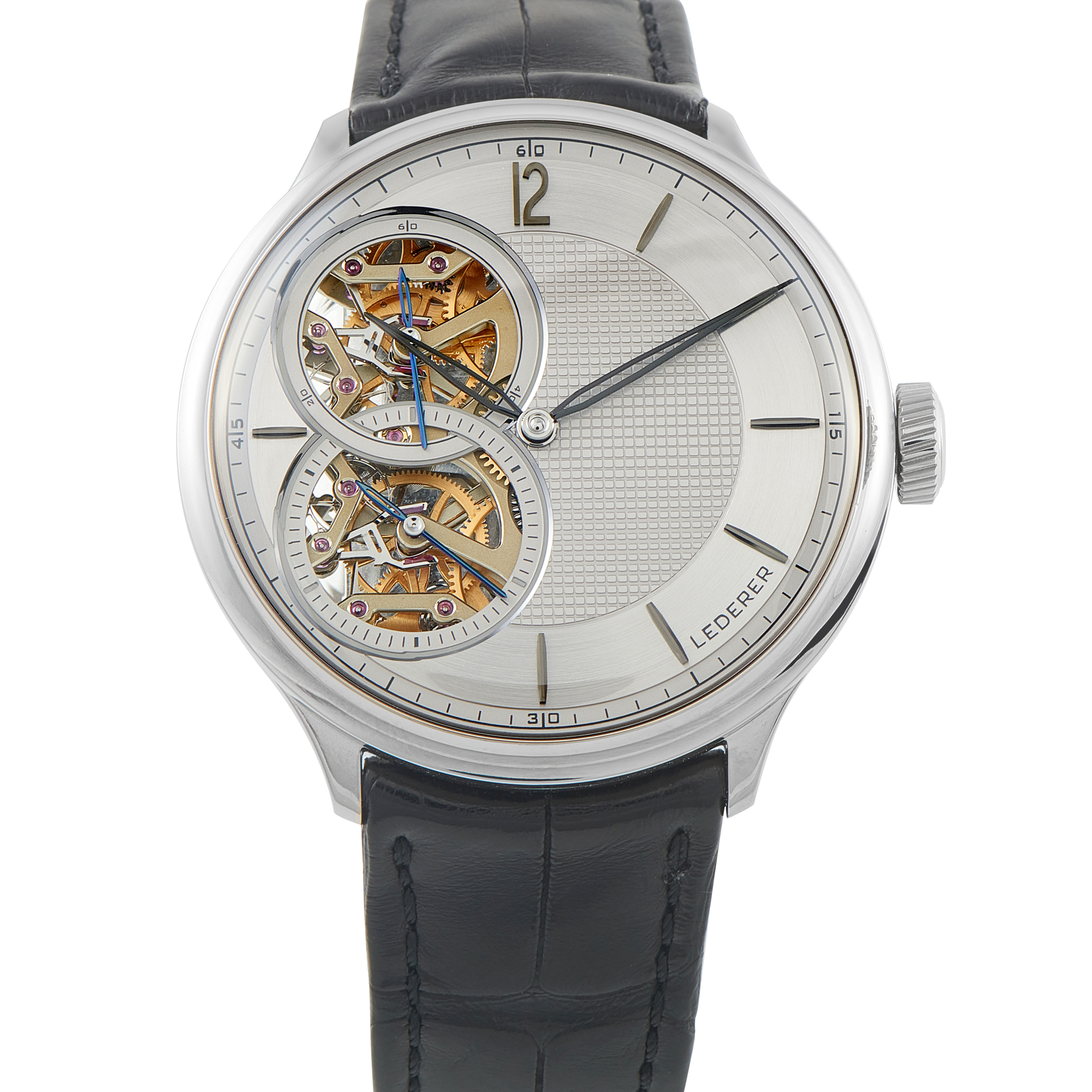 Bernhard Lederer Central Impulse Chronometer White Gold Watch CIC9012.60.801