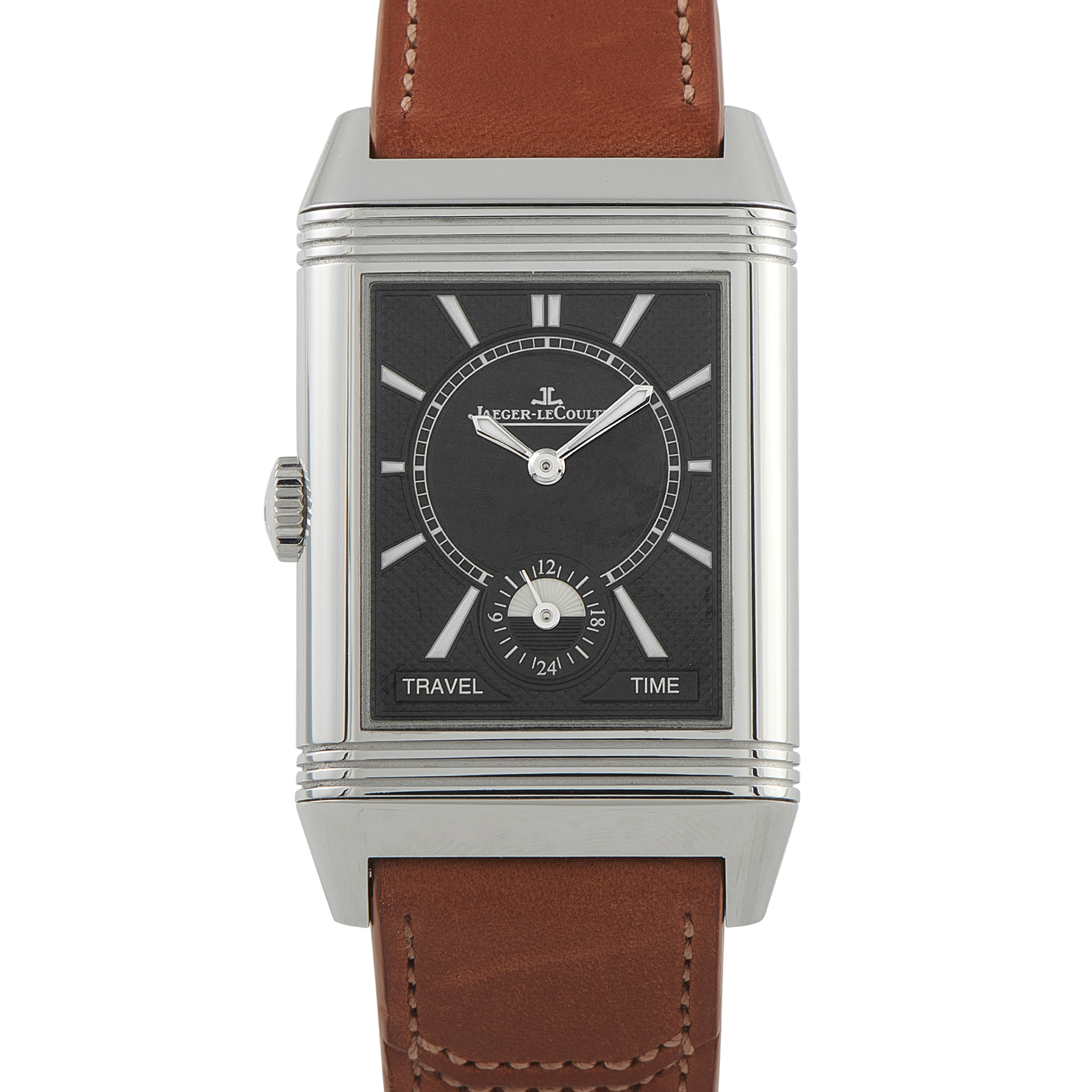Jaeger-LeCoultre Reverso Classic Duoface Small Seconds Steel Watch Q3848423 - Image 2