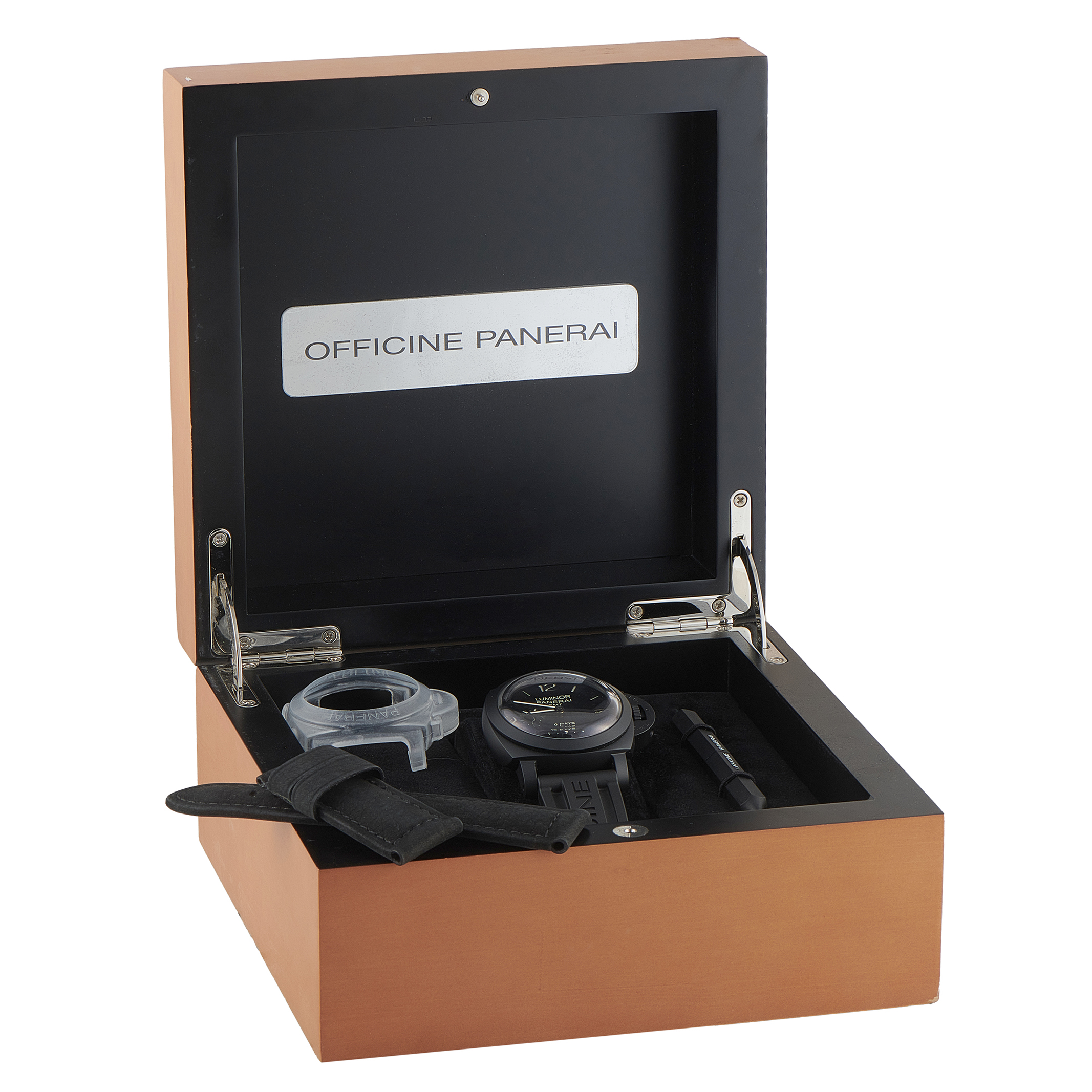 Officine Panerai Luminor 1950 10 Days GMT Ceramic Watch PAM00335 - Image 5