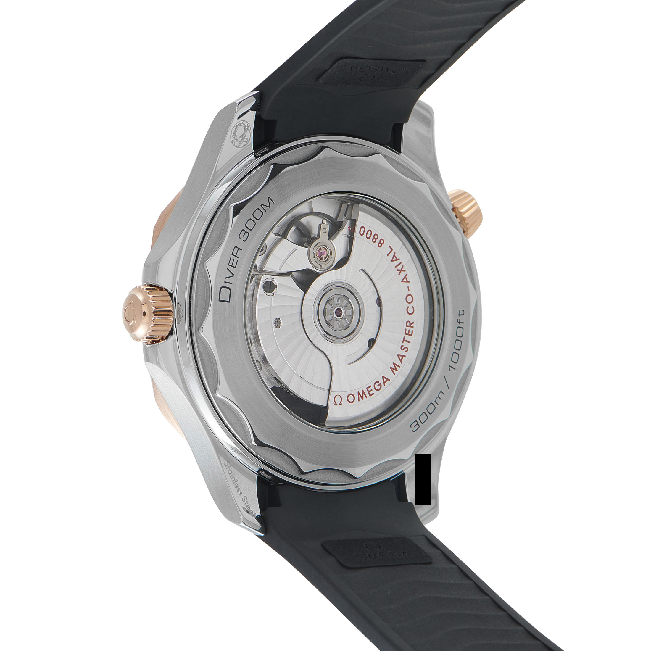 Omega Seamaster Diver 300M Steel and Sedna™ Gold Watch 210.22.42.20.01.002 - Image 3