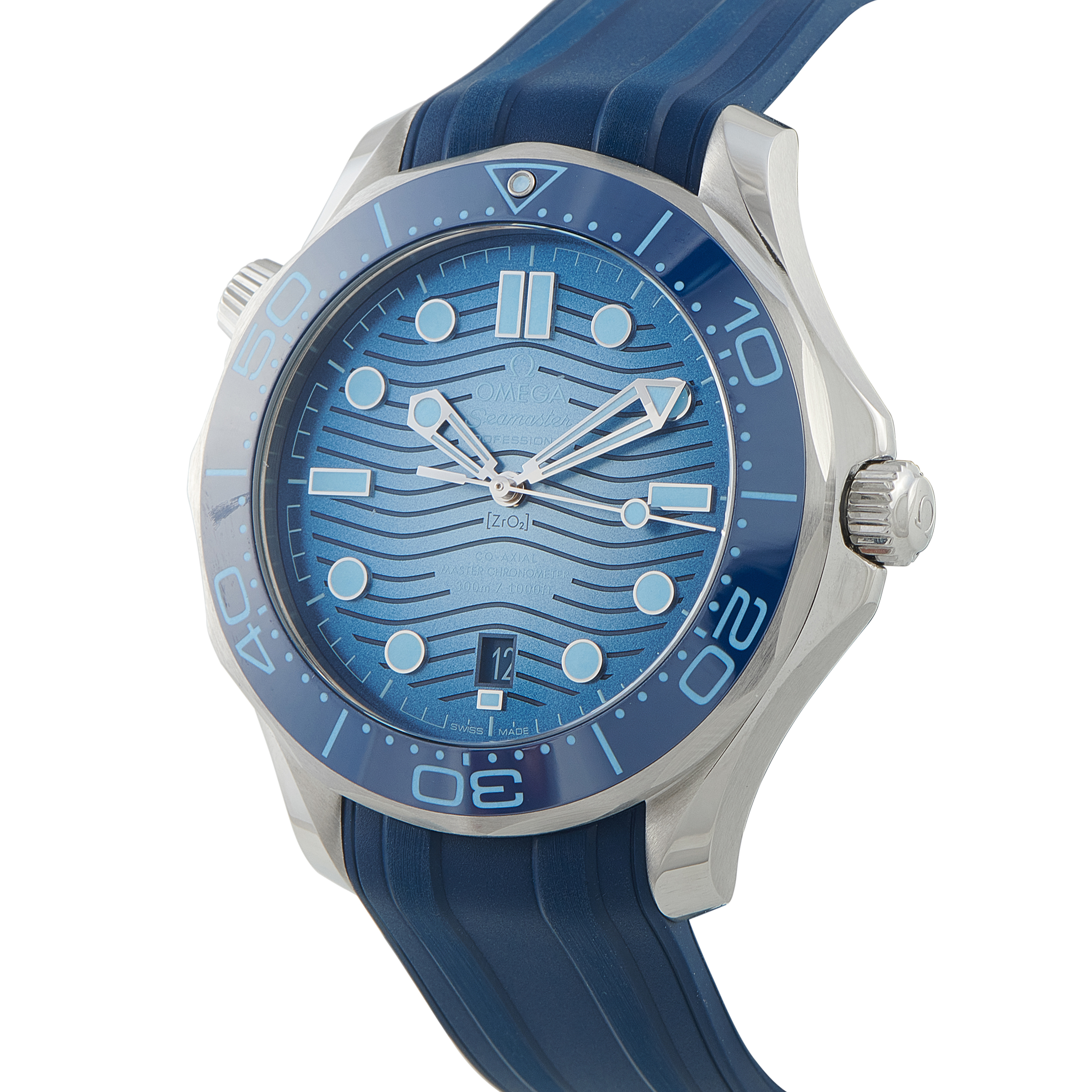 Omega Seamaster Diver Summer Blue Dial Steel Watch 210.32.42.20.03.002 - Image 2