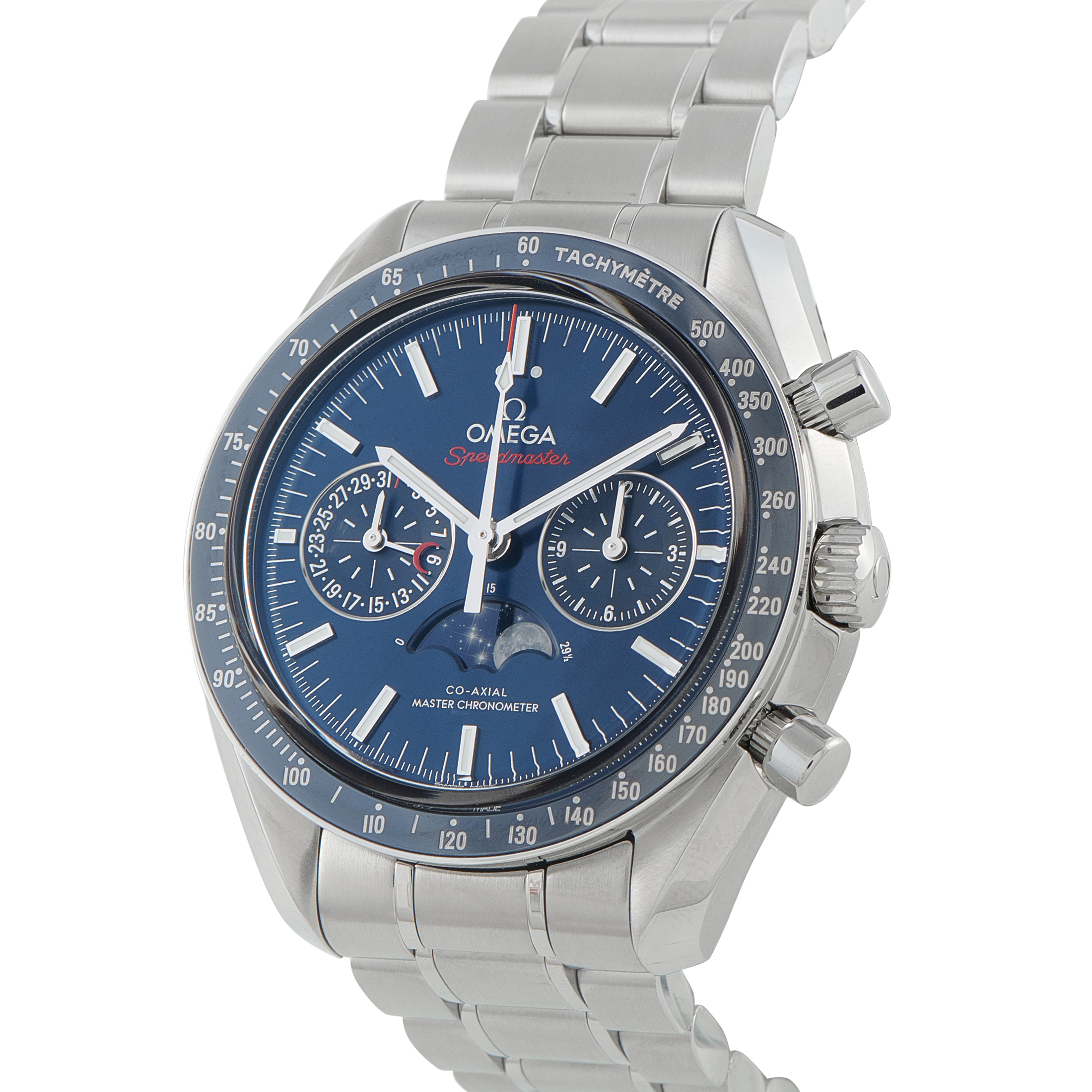 Omega Speedmaster Moonphase Steel Watch 304.33.44.52.03.001 - Image 2