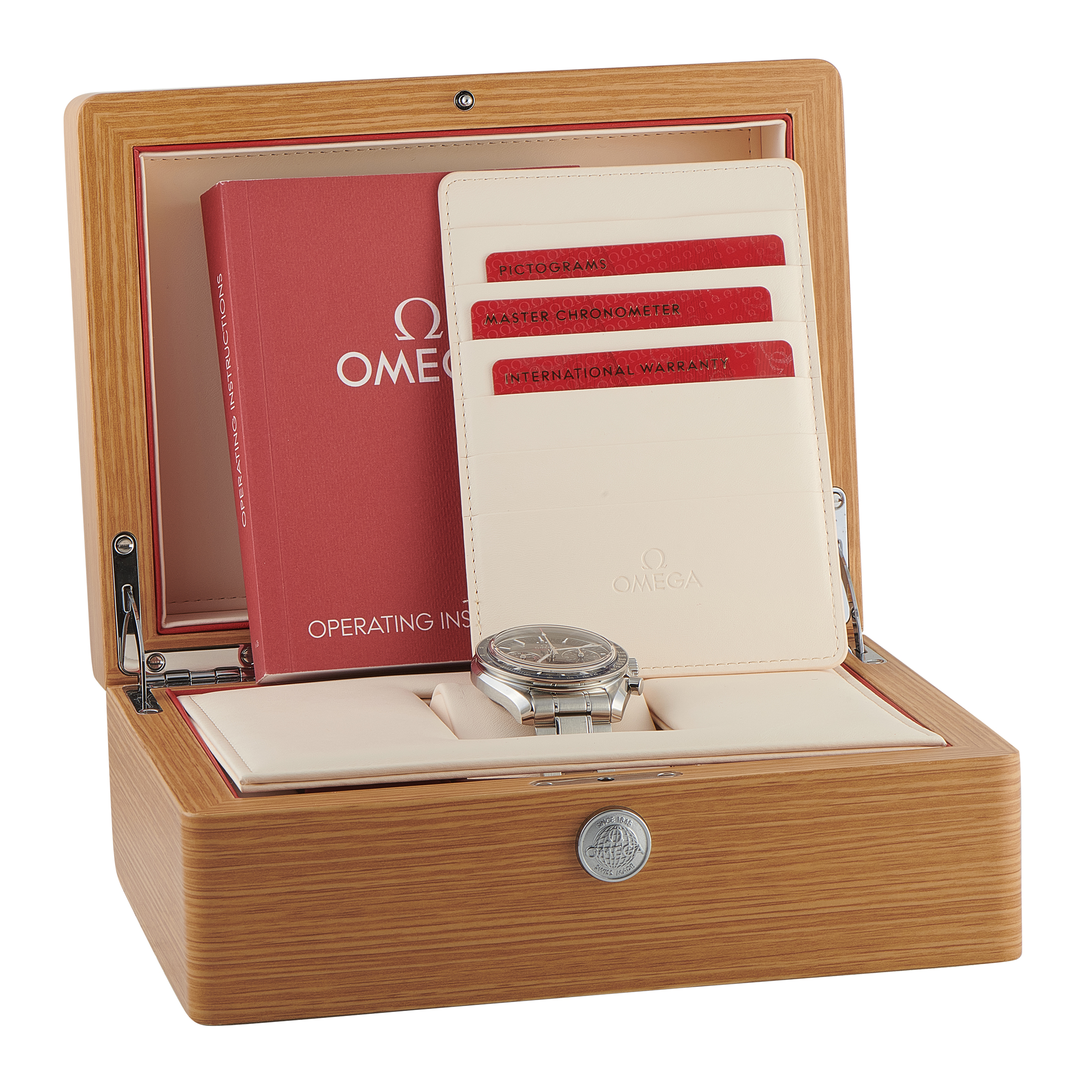 Omega Speedmaster Moonphase Steel Watch 304.33.44.52.03.001 - Image 5