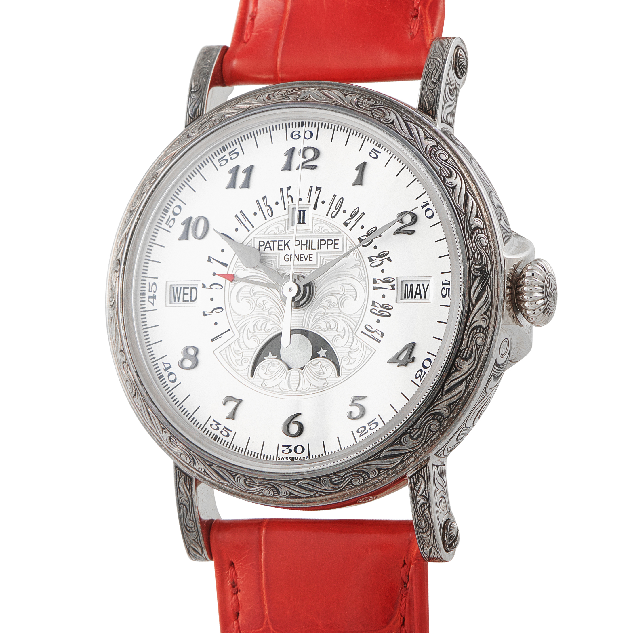 Patek Philippe Grand Complications Rare Handcrafts 18K White Gold Watch 5160/500G-001 - Image 2