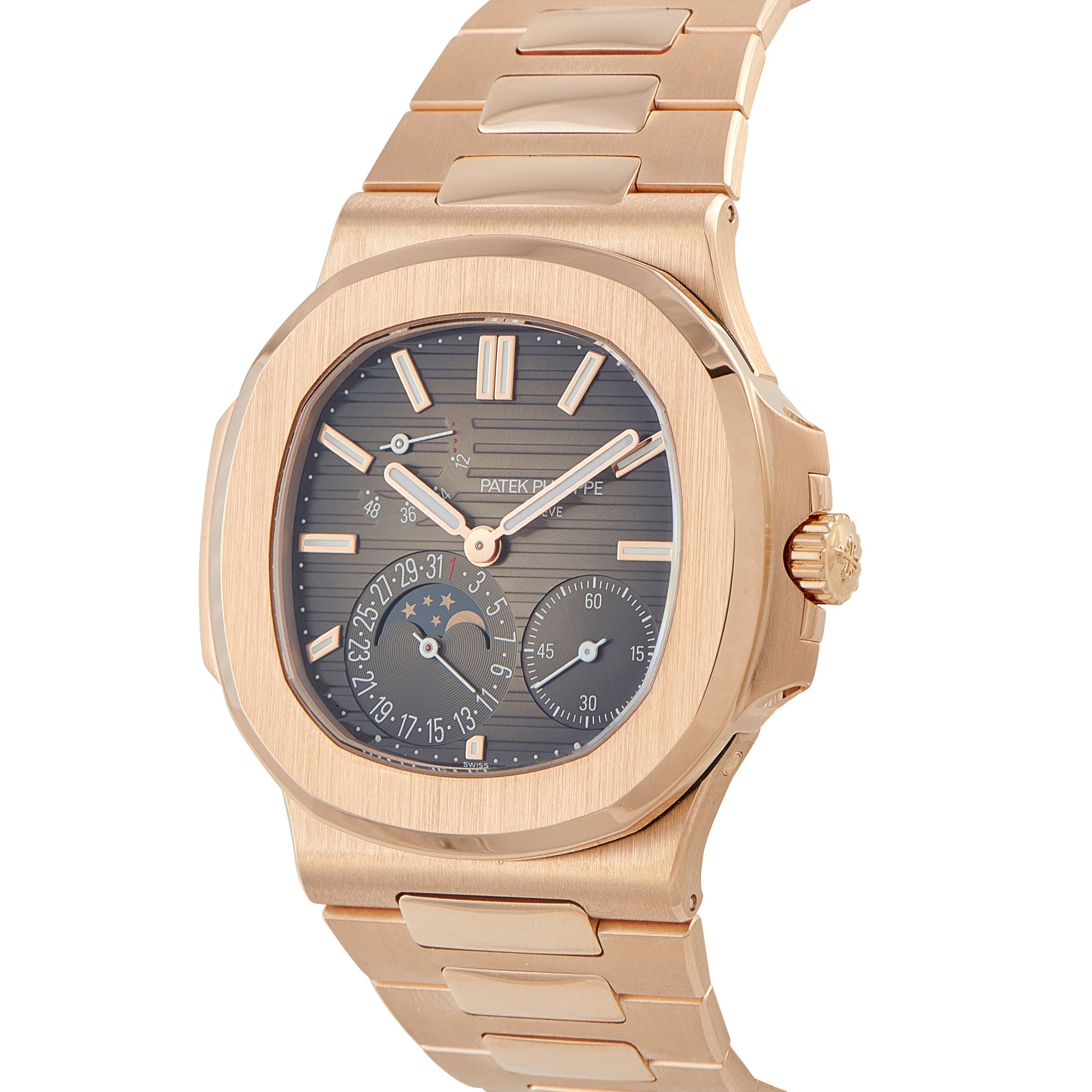 Patek Philippe Nautilus Moon Phase Rose Gold Watch 5712/1R-001 - Image 2