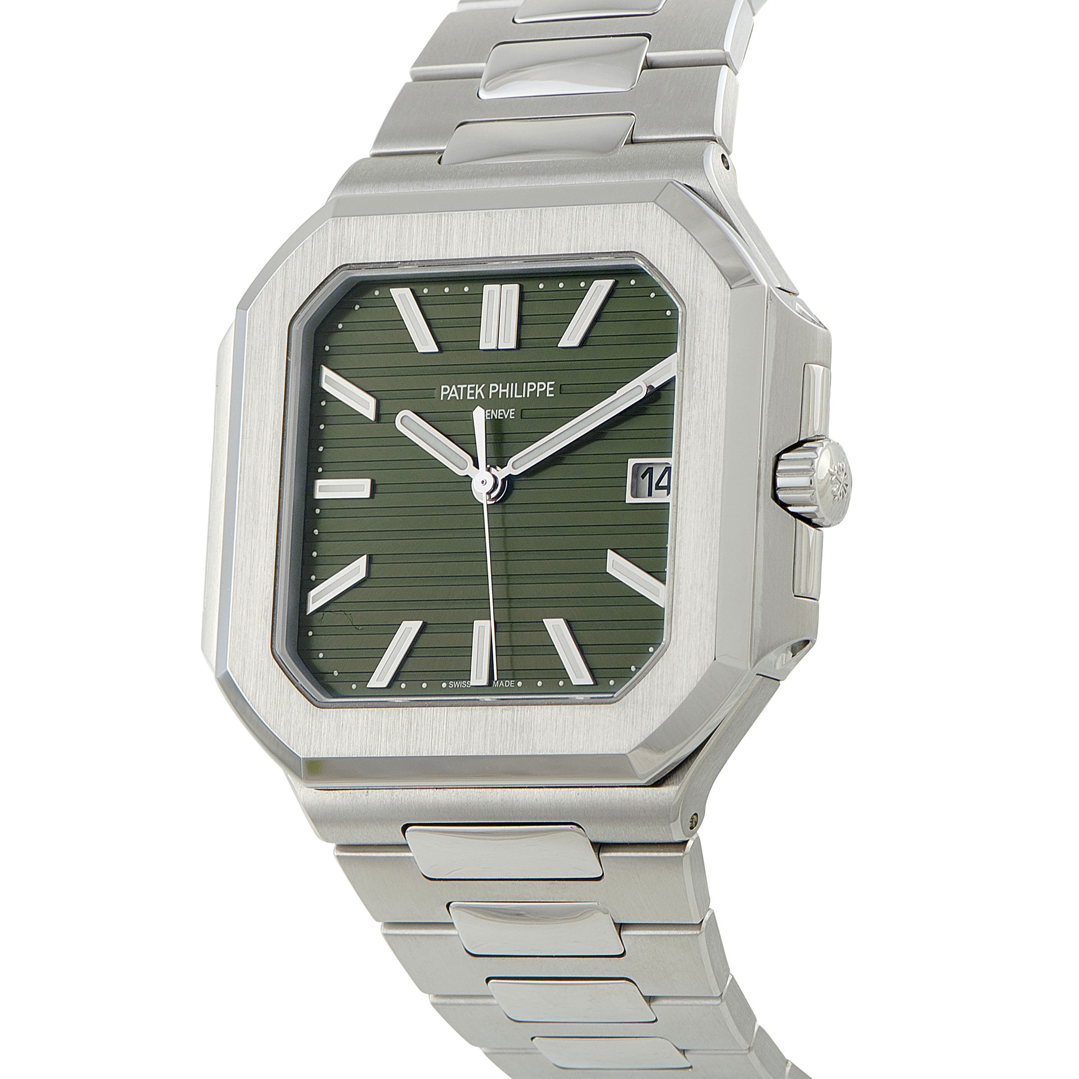 Patek Philippe Cubitus Olive Green Dial Steel Watch 5821/1A-001 - Image 2