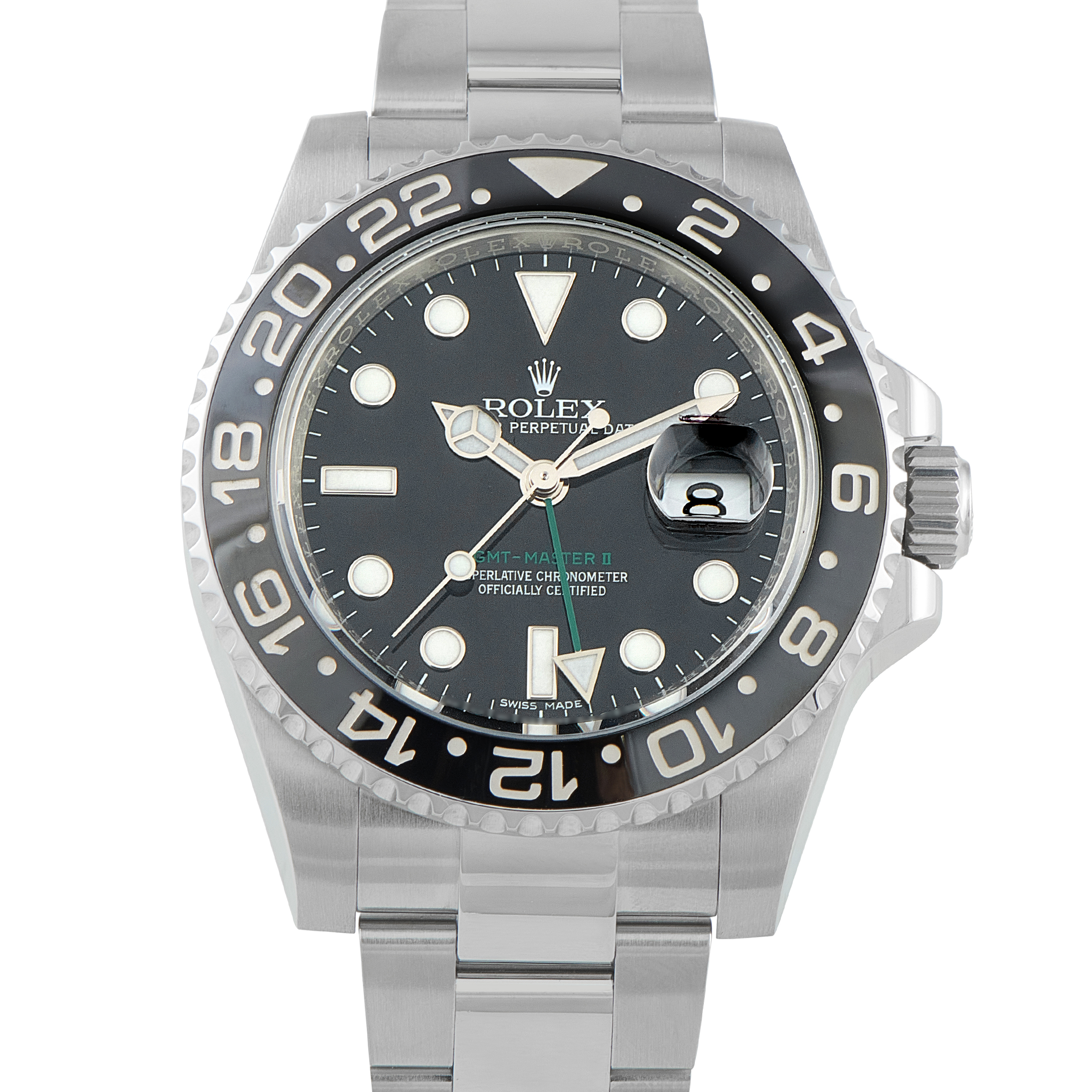 Rolex GMT-Master II Steel Oyster Watch 116710LN